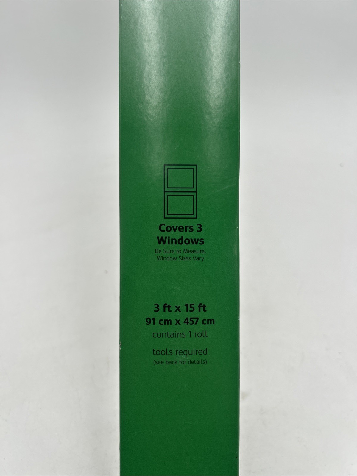 Gila Heat Control Titanium Adhesive Residential DIY Window Film 3ft x 15ft, Gray