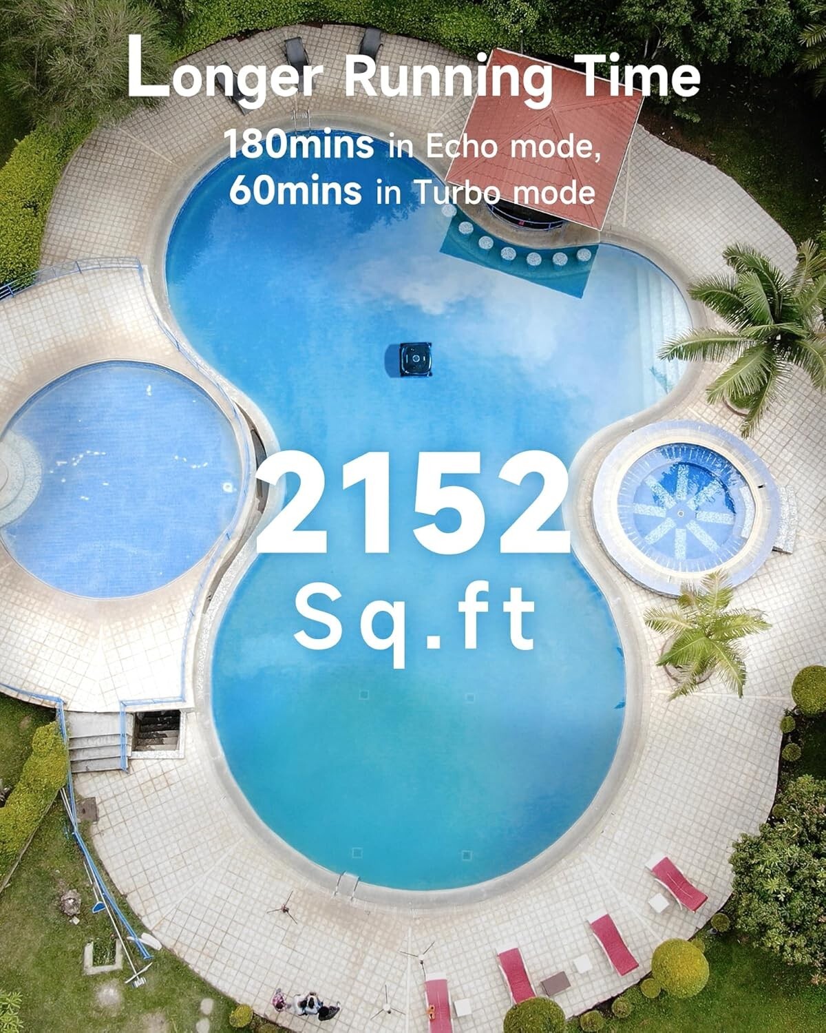 WYBOT C2 Robotic Pool Cleaner, Cordless Pool Vacuum for Inground Pools