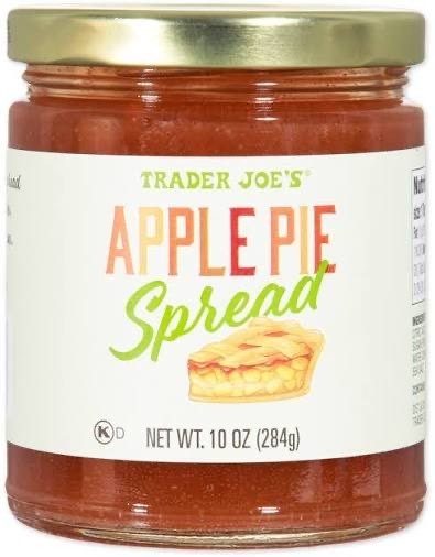 2 Jars of Trader Joe's Apple Pie Spread 10 OZ EACH