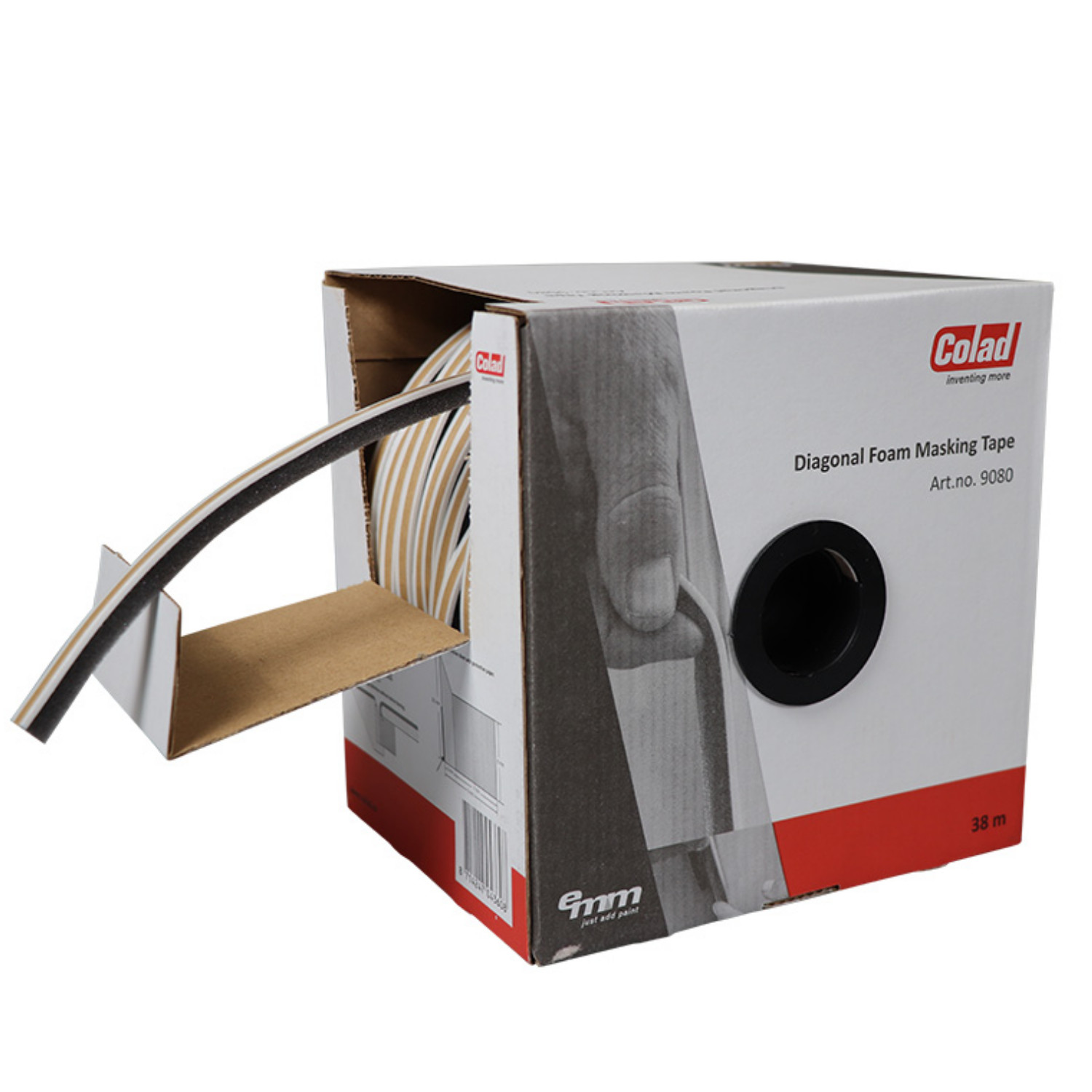 Colad Multipurpose Diagonal Foam Masking Tape for Door Appatures 9080