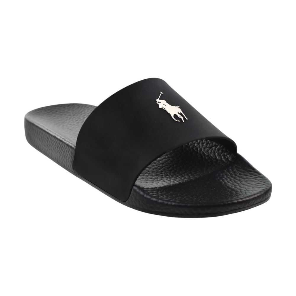 Polo Ralph Lauren Signature Pony Men's Slides Black/White 809852071-011