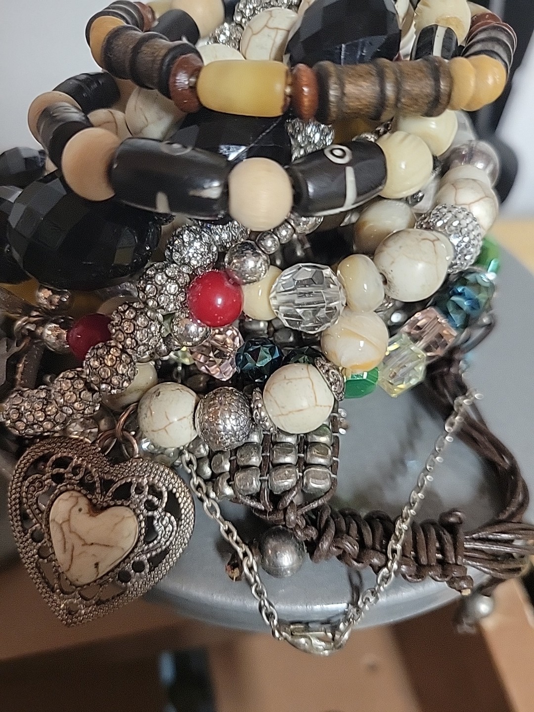 One Pound Jewelry Lot Vintage To Now Fashion Jewelry All Wearable Clean Bagged