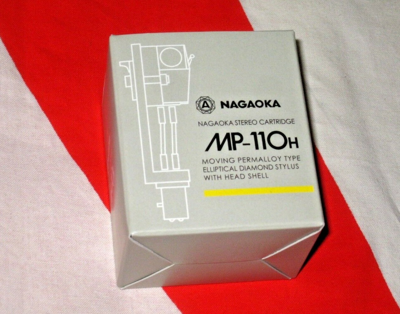 NAGAOKA MP-110H NEW OFFICIAL 2023 MM CARTRIDGE+HEADSHELL MADE IN JAPAN MP-110