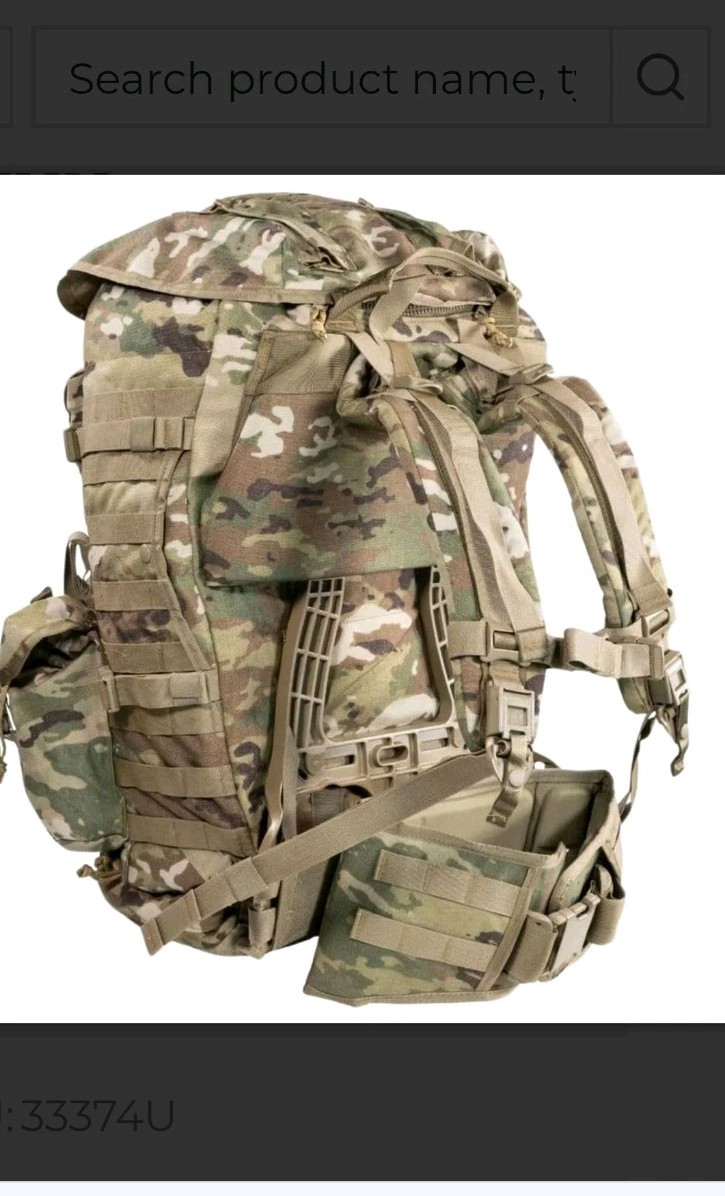 Molle 4000 OCP LARGE II RUCKSACK MULTICAM FIELD PACK set Propper Army USGI AA