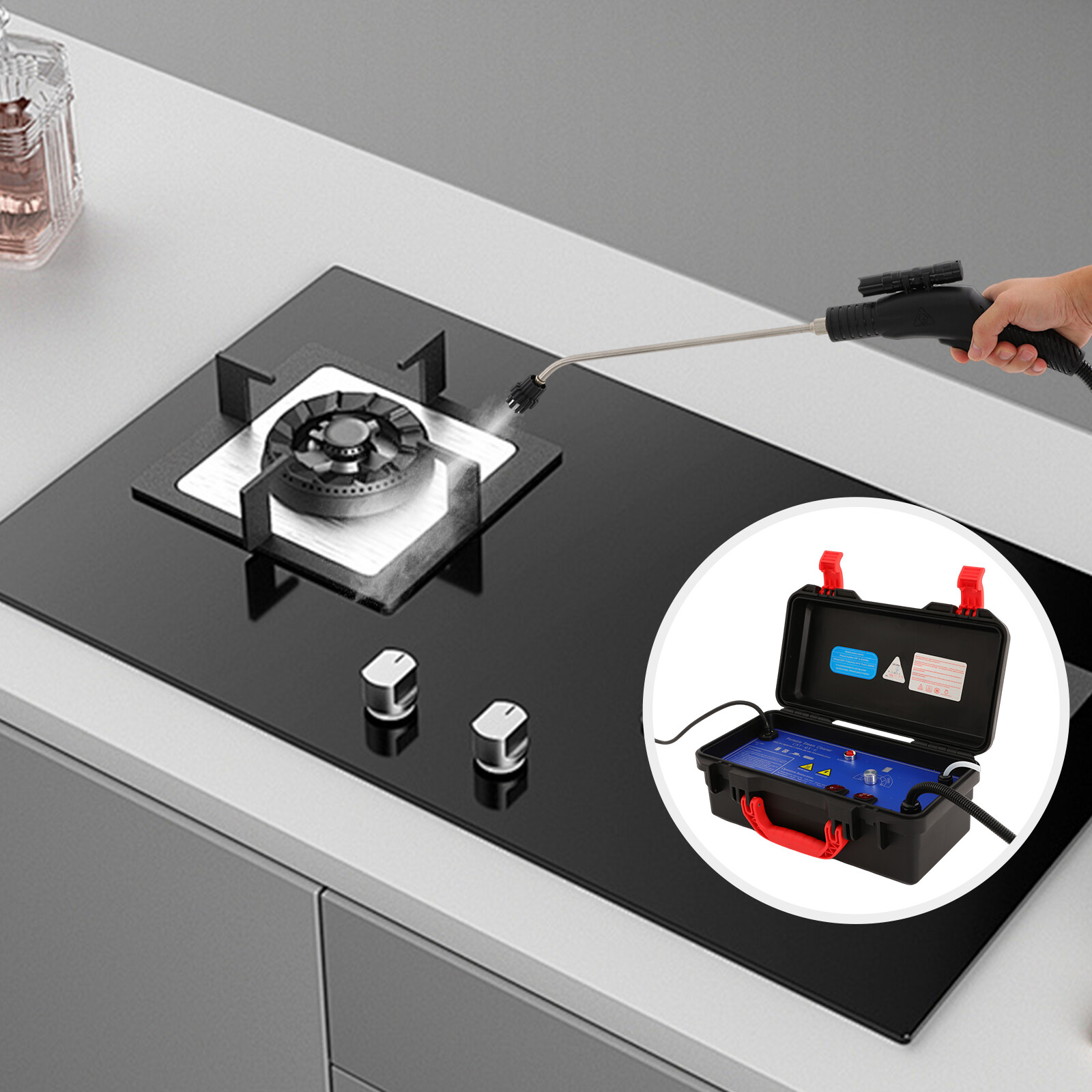 Vehicle Car Detailing Steam Cleaner High Pressure Dirt Removal Cleaning Machine