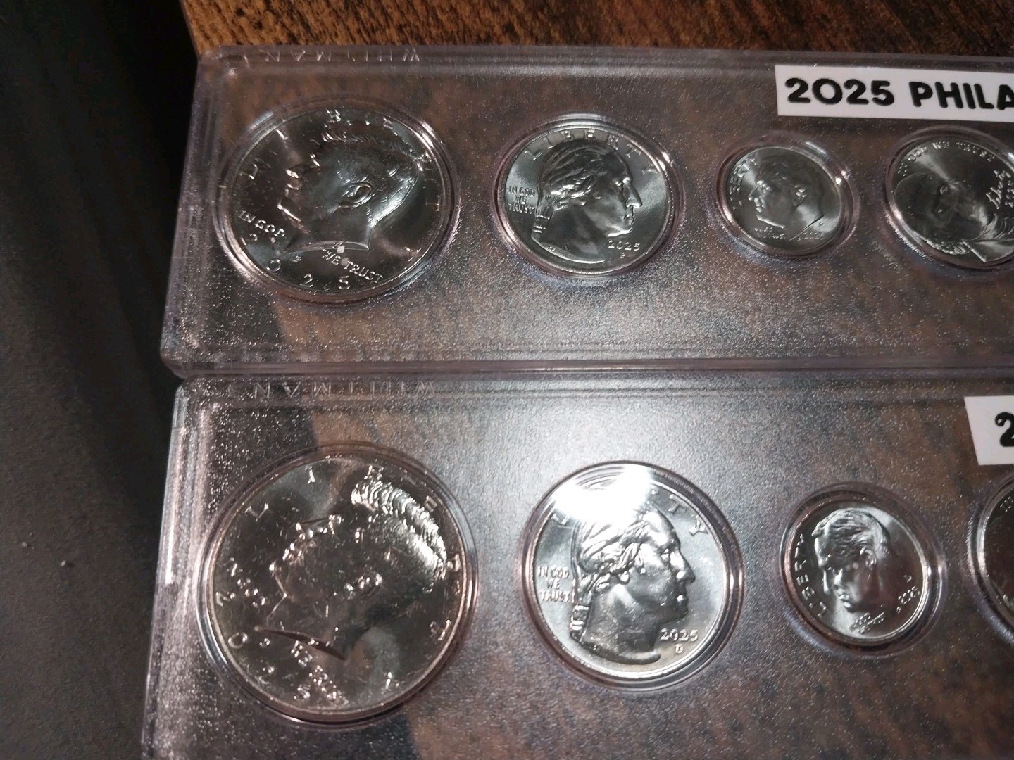 2026D AND 2025 P AND D SEMI QUINCENTENIAL COMBINED HALF/CENT 15 COINS IN HOLDERS