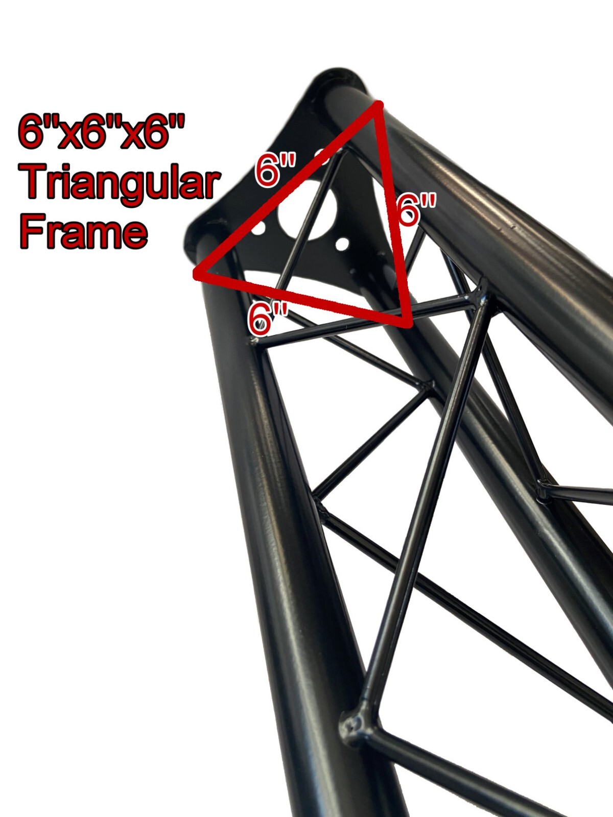 2 PACK Triangle Truss Kit DJ Booth Trussing Section Stage Segment Lighting Stand