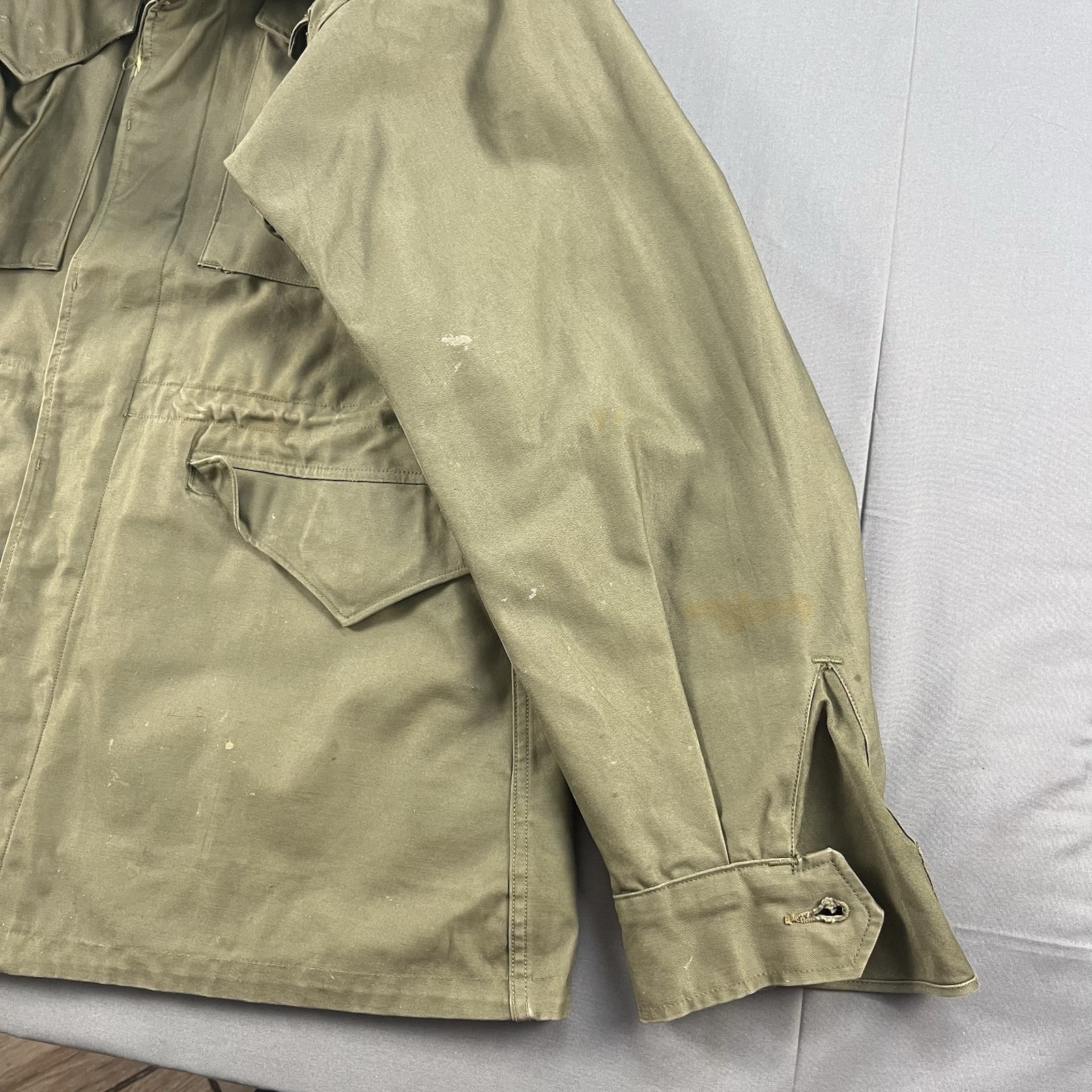 Vintage M43 Military Field Jacket WW2 40s US Army Parka Coat