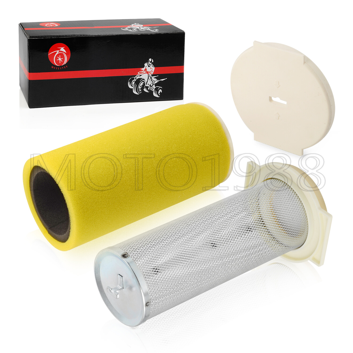 AIR FILTER CAGE GUIDE & AIR FILTER For YAMAHA KODIAK 400 YFM400 YFM400A/FA 00-02