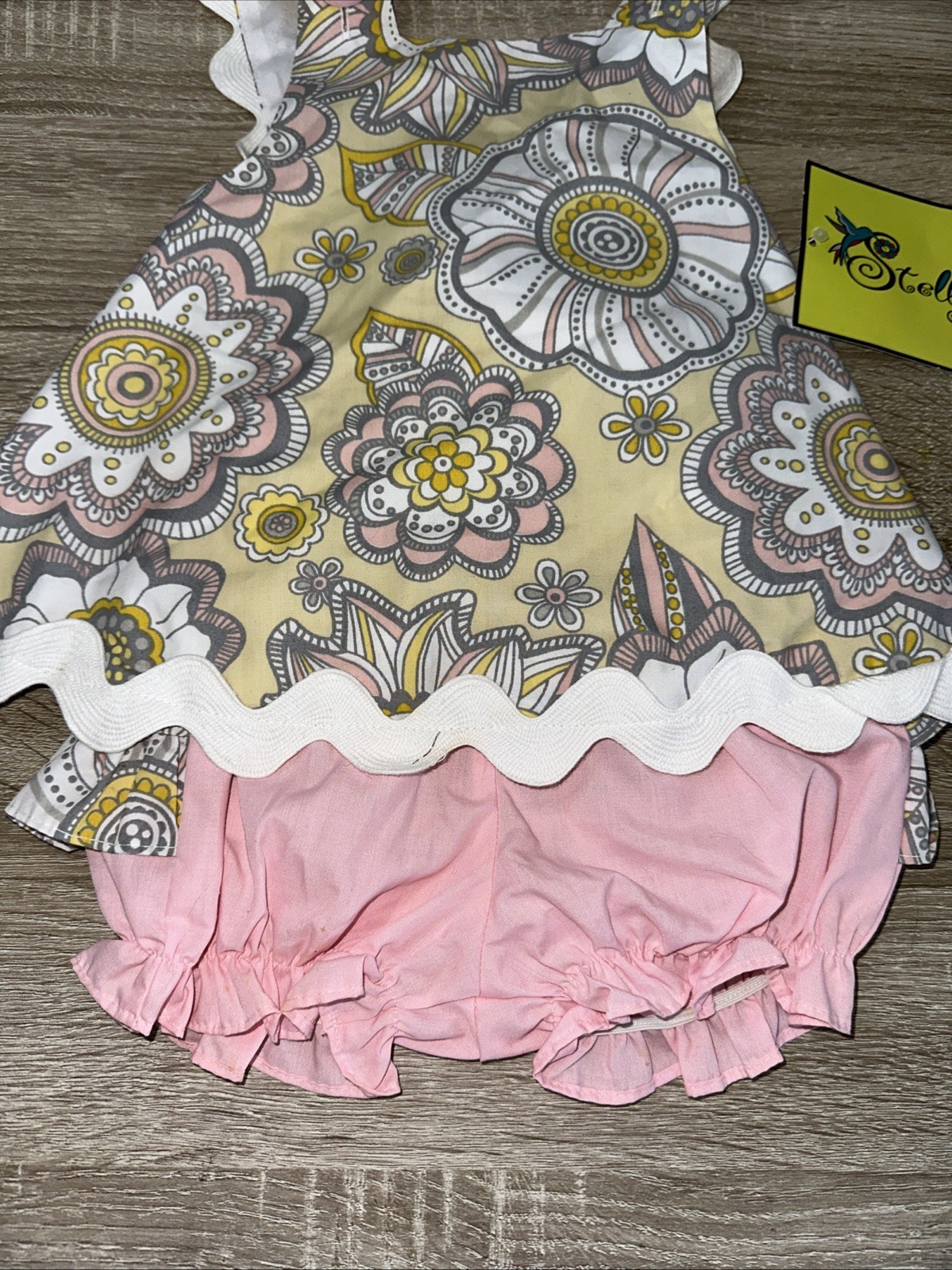 NWT Stellybelly Boutique2 Pc Outfit Size 6 Mnths