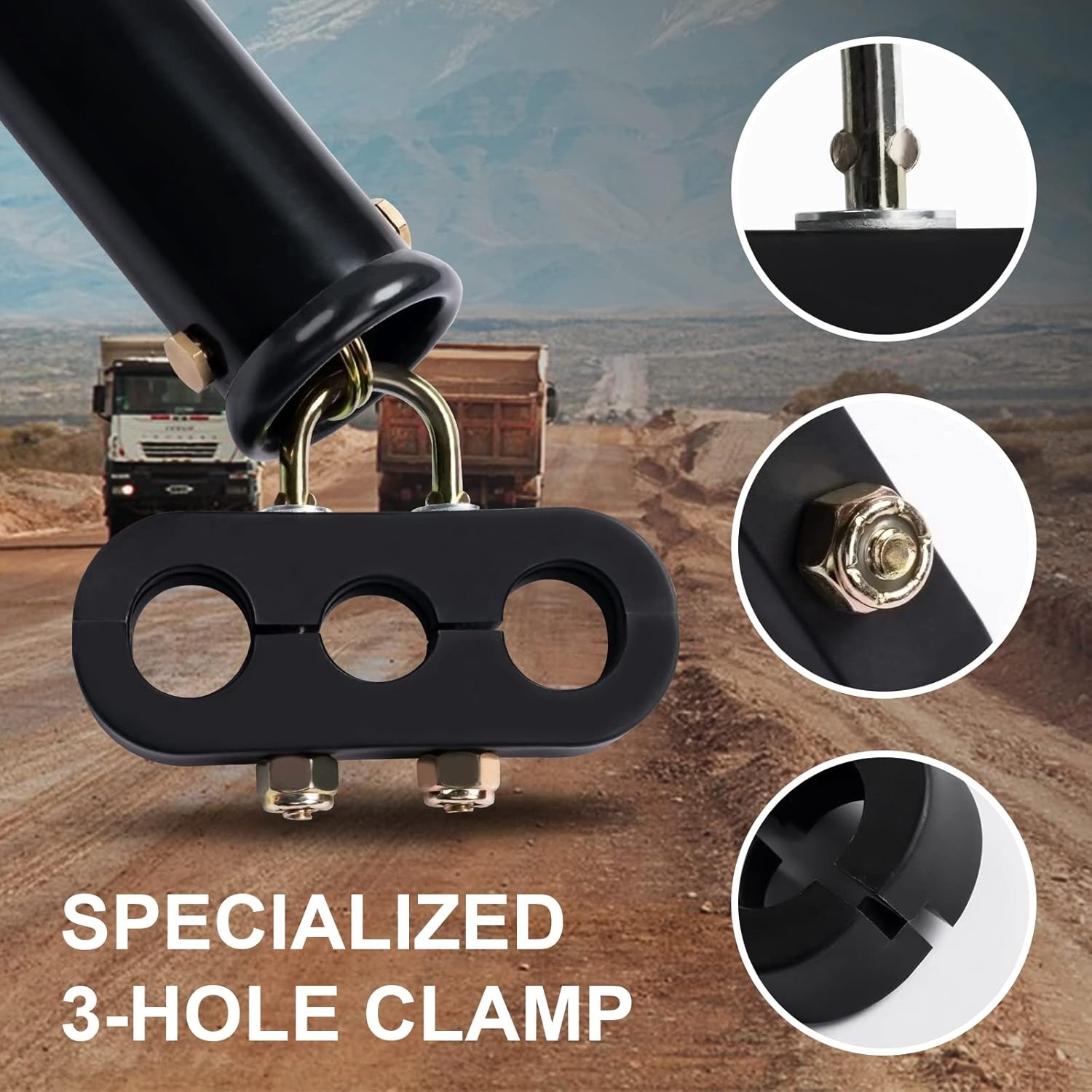 16" Single Tender Spring Kit Heavy Duty ABS Air Line Hose Tracker Tender Kit