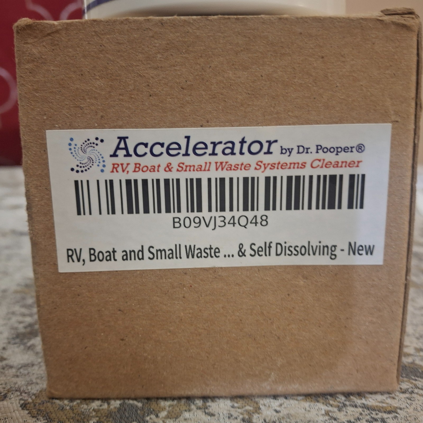 Accelerator by Dr Pooper RV Boat Camp Toilet Waste System Cleaner 65 Dose Powder
