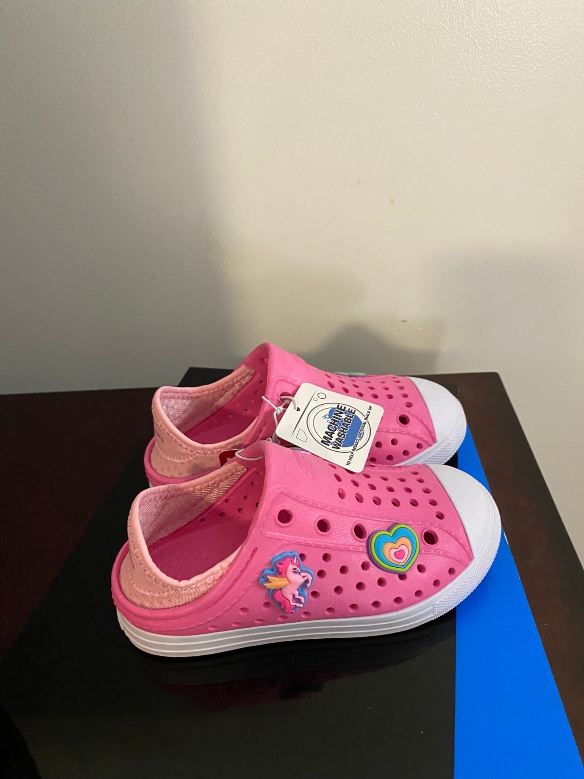 BRAND NEW Skechers Toddler Girls Foamies Flexible Molded Slip-On Shoe SIZE 10