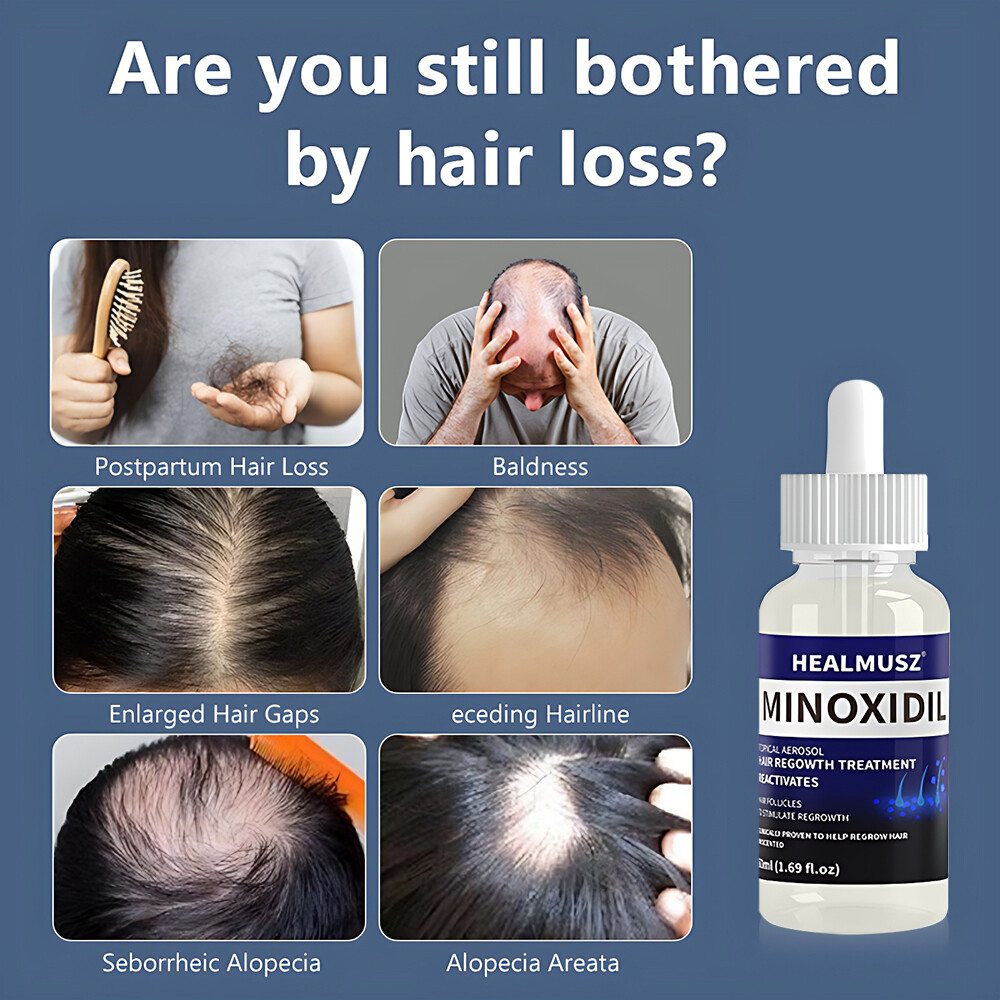 6 Pack Minoxidil 5% Extra Strength Men Hair Regrowth Treatment 6 Month Supply