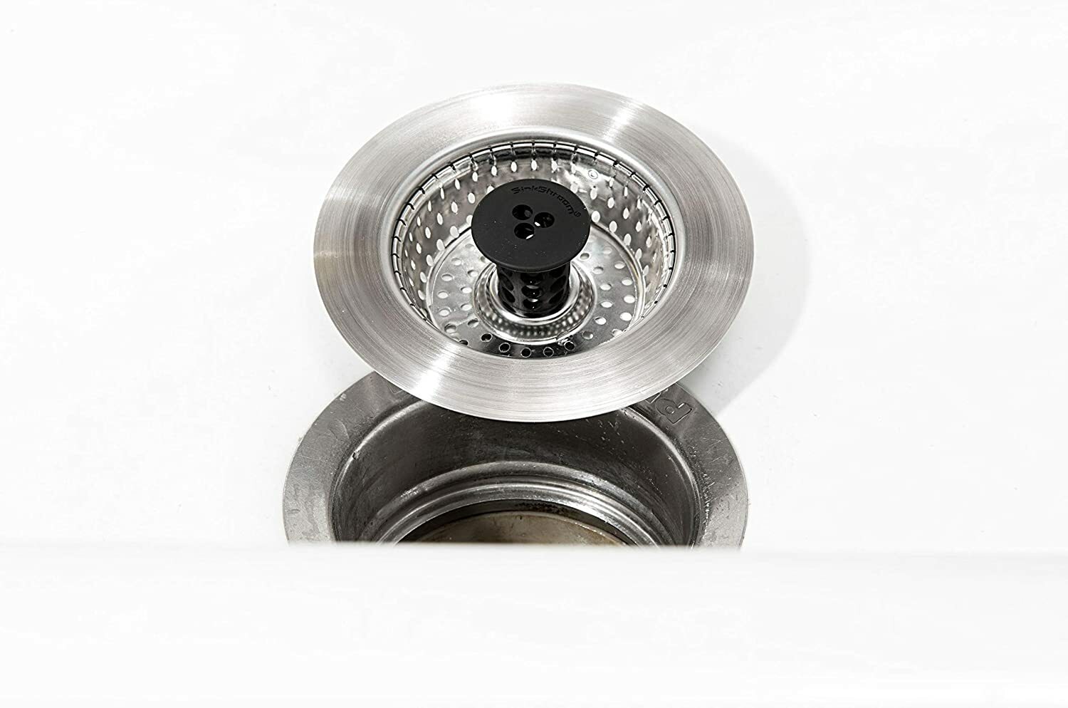Kitchen SinkShroom Revolutionary Clog-Free Sink Strainer Basket with Stopper