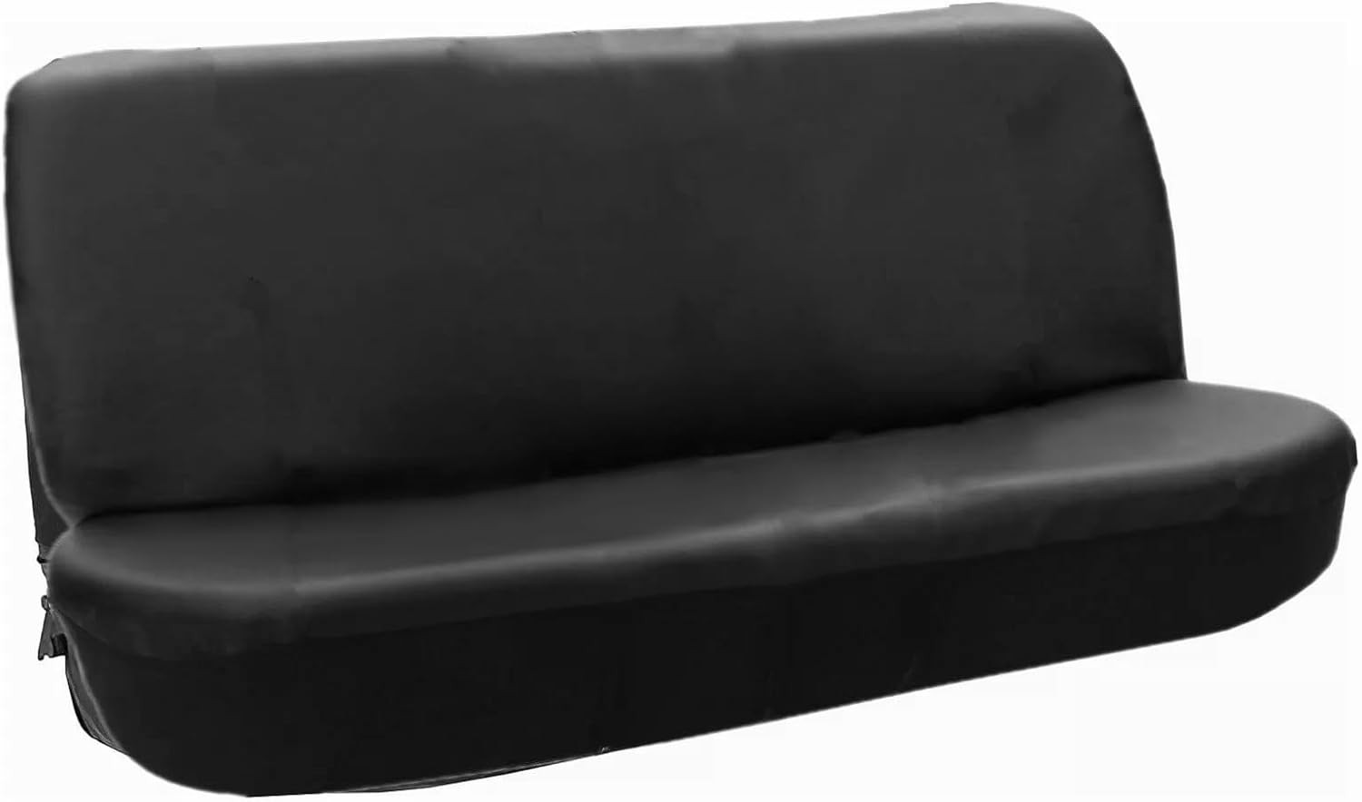 Universal Full Size Bench Truck Seat Cover Black Fits for Dodge, Ford, Chevy(Pu
