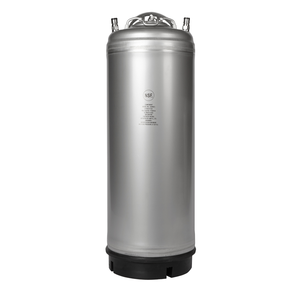 Stout Keg Kit 5 Gal Ball Lock Keg 22 cuft Nitrogen Tank with Regulator and Lines