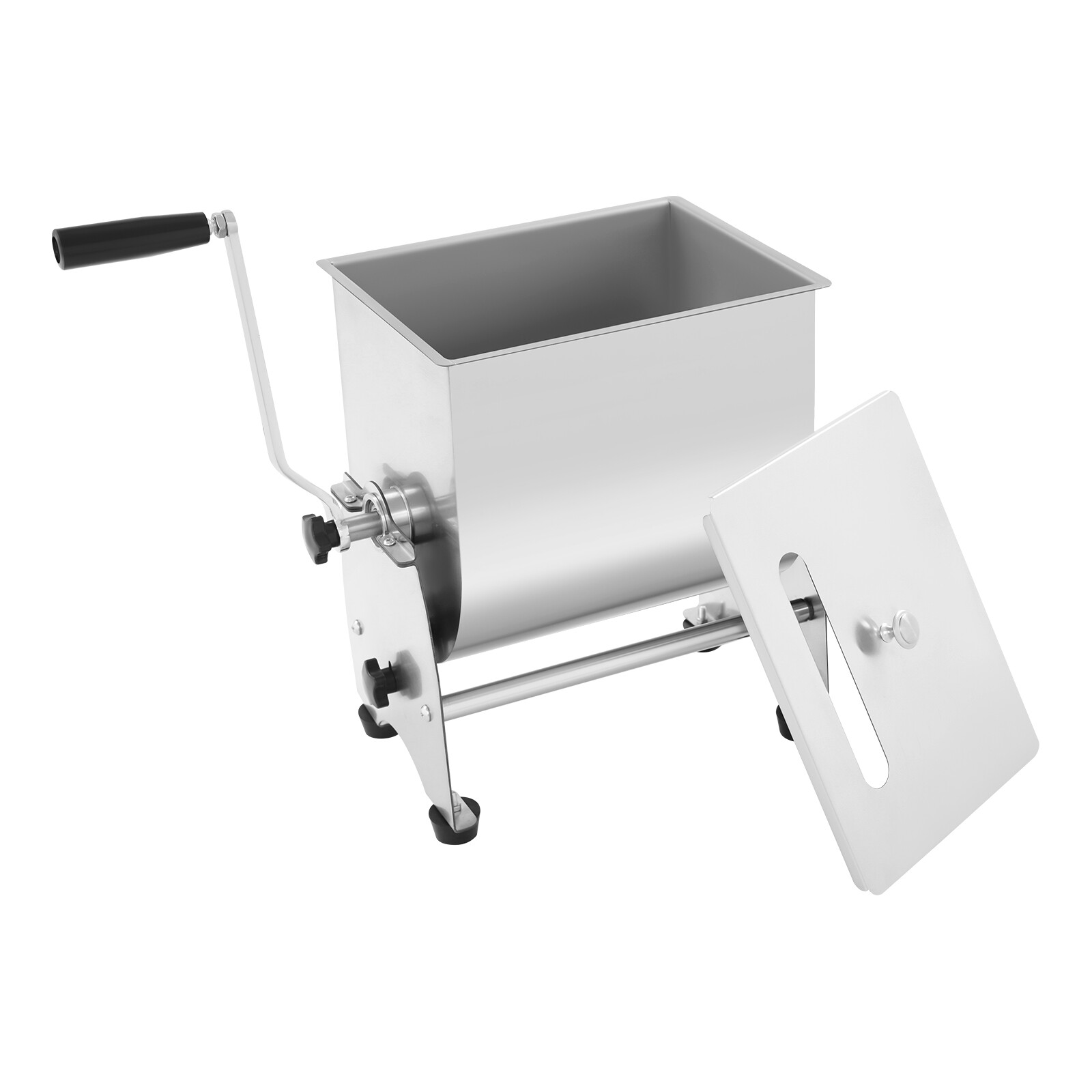 10kg/22lb Tilting Mixer Commercial Manual Sausage Meat Mixing Machine Free Stand