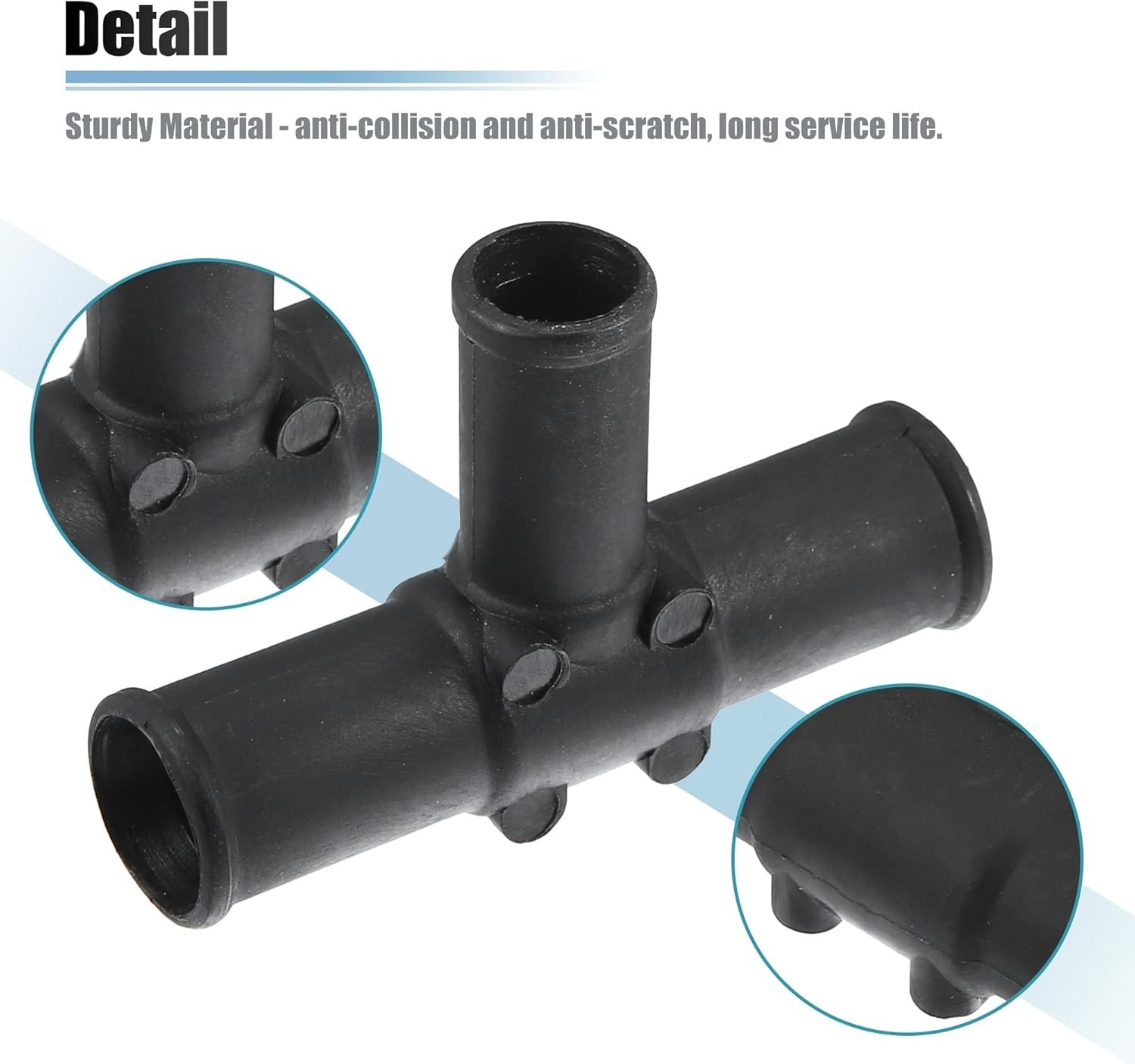 2 Pcs Heater Hose Tee Connector for Land Cruiser 1992-2007 for Sequoia 2001-2007