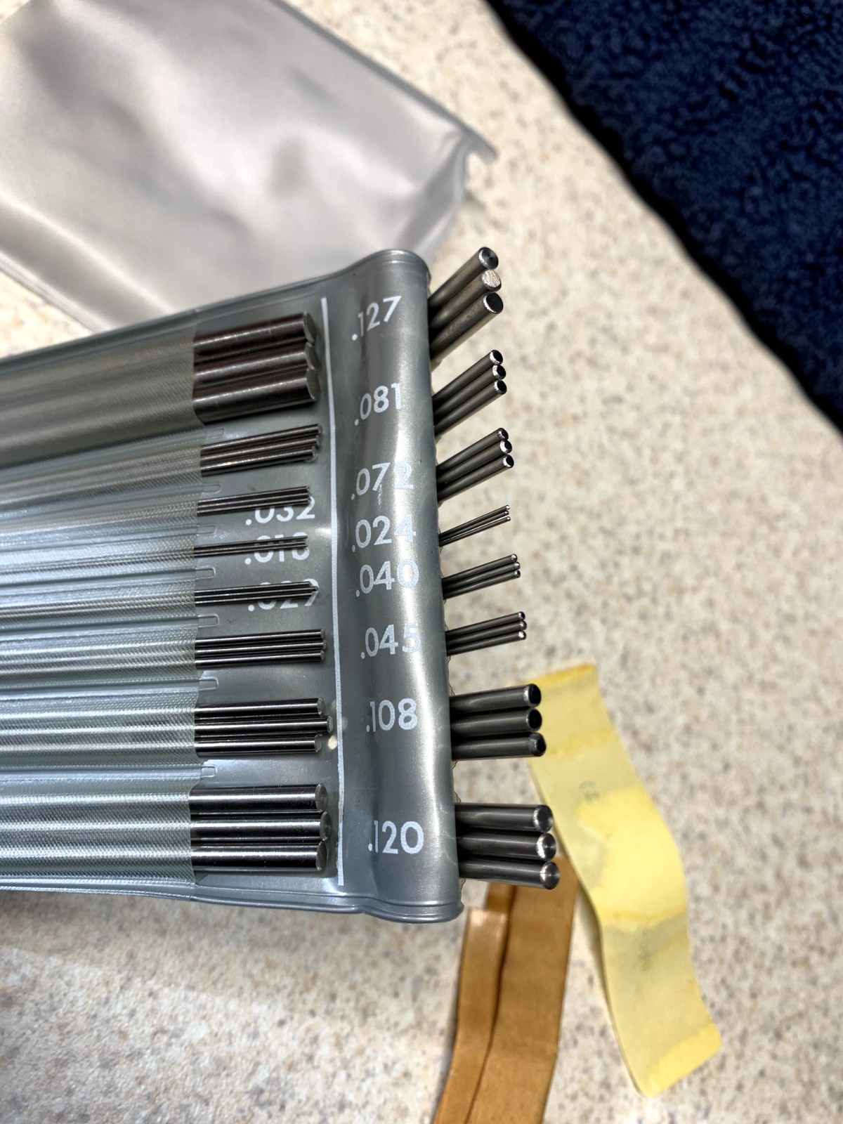 Machinist Tools: Thread Measuring Wires (TMW) 52-485-048 (NOS) Fowler?