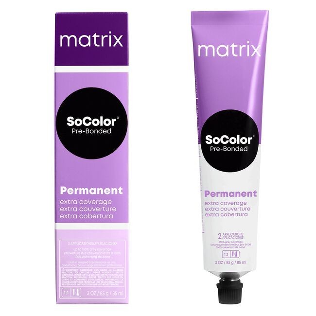 Matrix SoColor Pre-Bonded Permanent Extra Coverage Hair Color 3oz - NIB