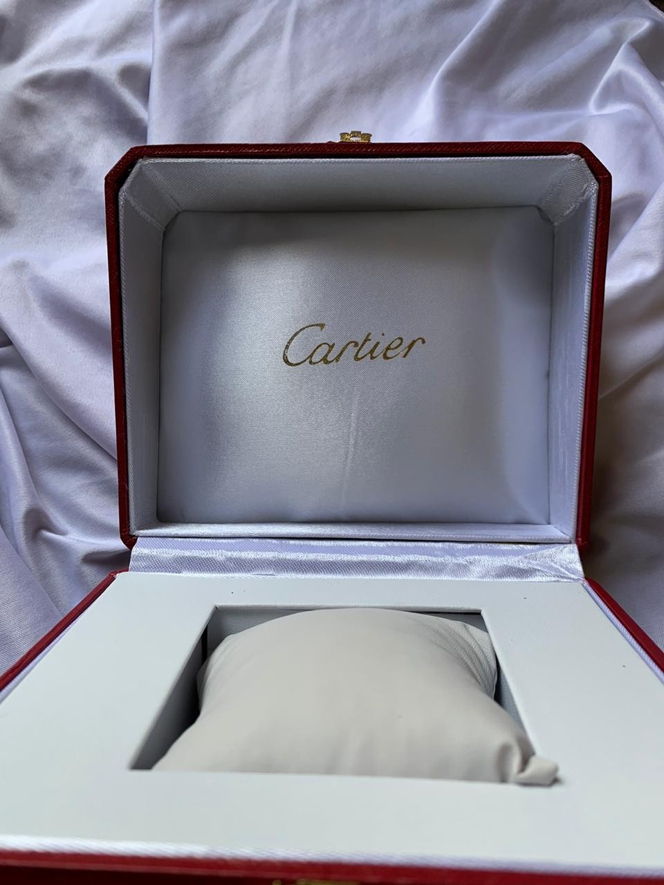 Cartier watch Presentation Box with booklet & Tags Empty Box DUTY PAID 20 Day de