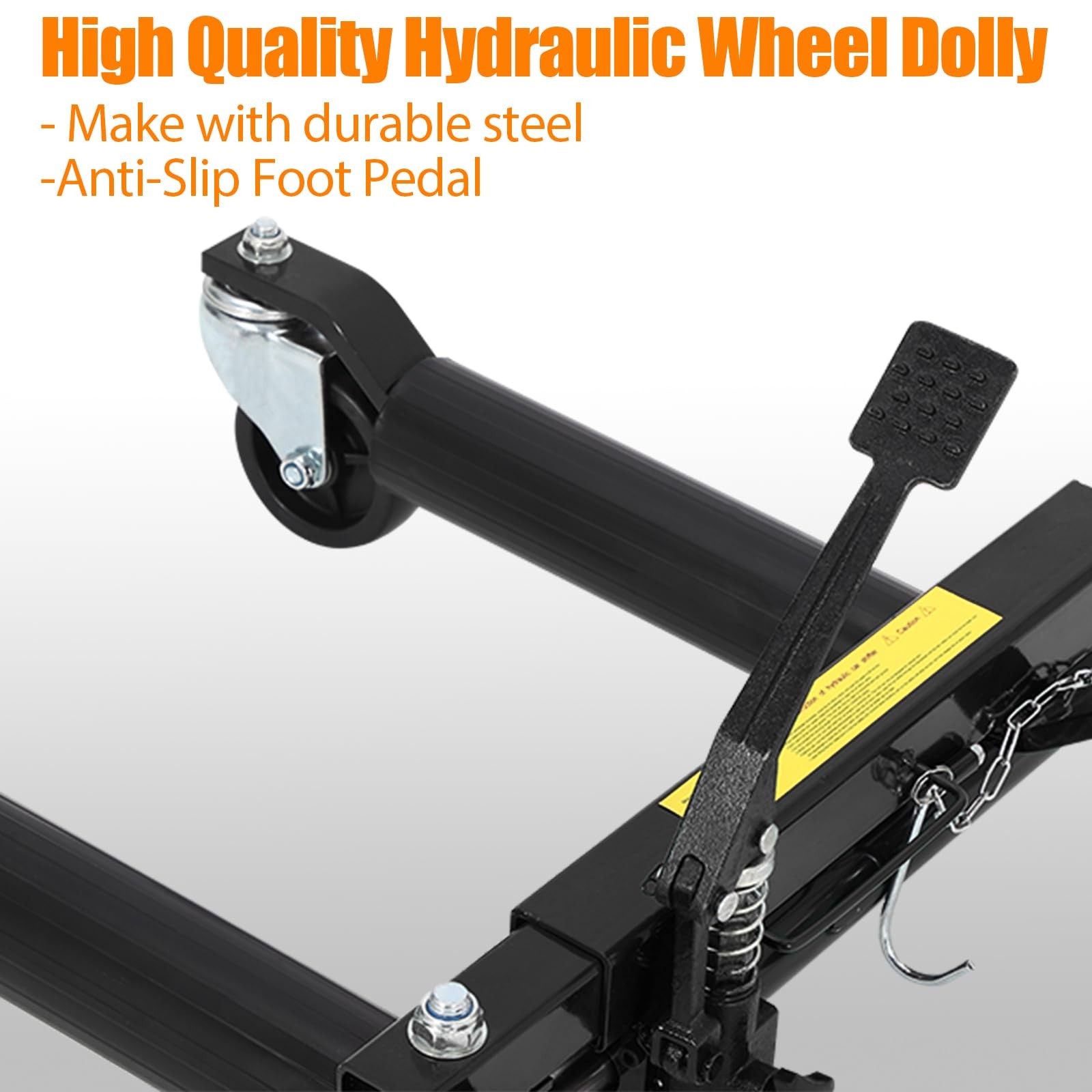 4 PCS Car Wheel Dolly 6000 Lbs Heavy Duty Hydraulic Vehicle Positioning Jacks