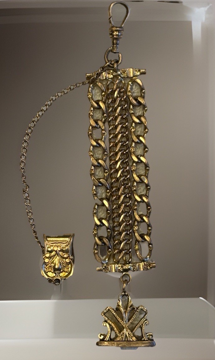 Antique Victorian Gold Filled Vest Pocket Watch Fob