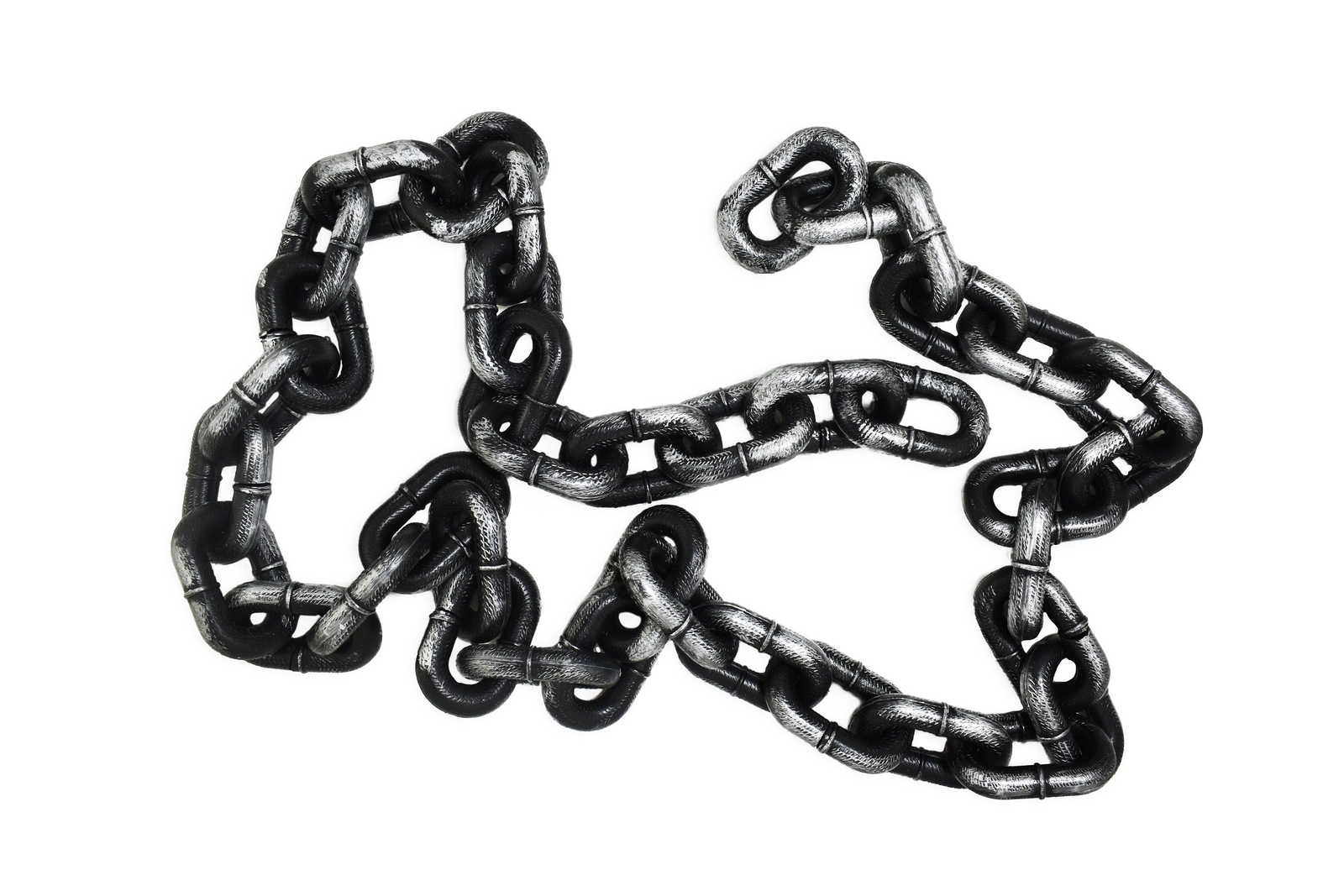 Plastic Chain - Halloween Plastic Chain - Grey And Black Chain