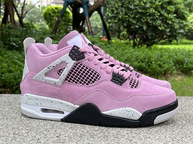 US Size 7-12 Jordan 4 Retro "Orchid" Men/Women Mid Top Basketball Shoes