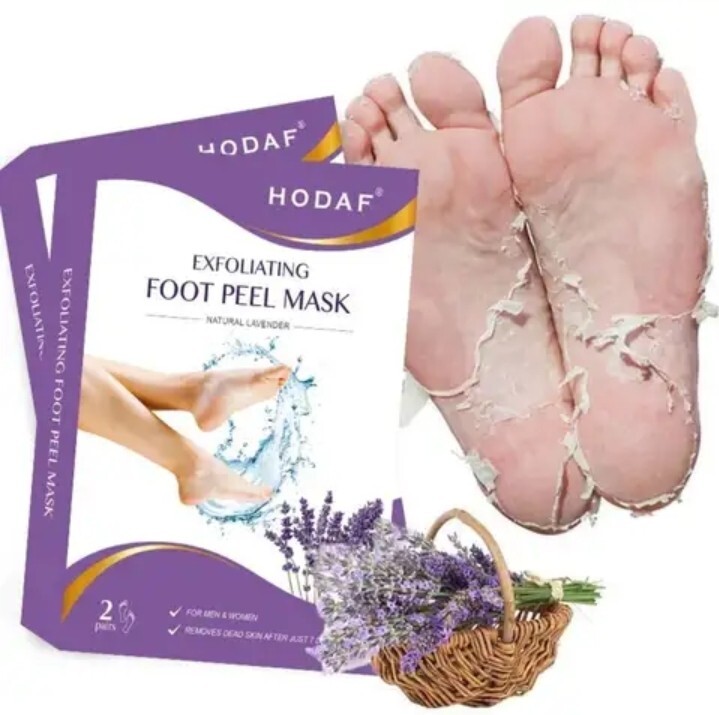 2 Pairs Exfoliating Foot Peel Mask Baby Soft Feet Remove Dead Skin Calluses
