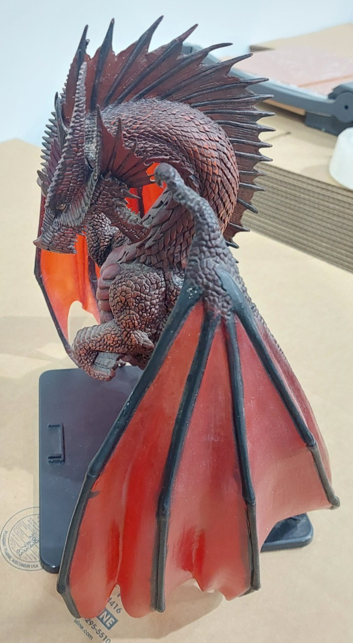 Dungeons & Dragons Icons Colossal Red Dragon Figure Limited Edition 2006 D&D