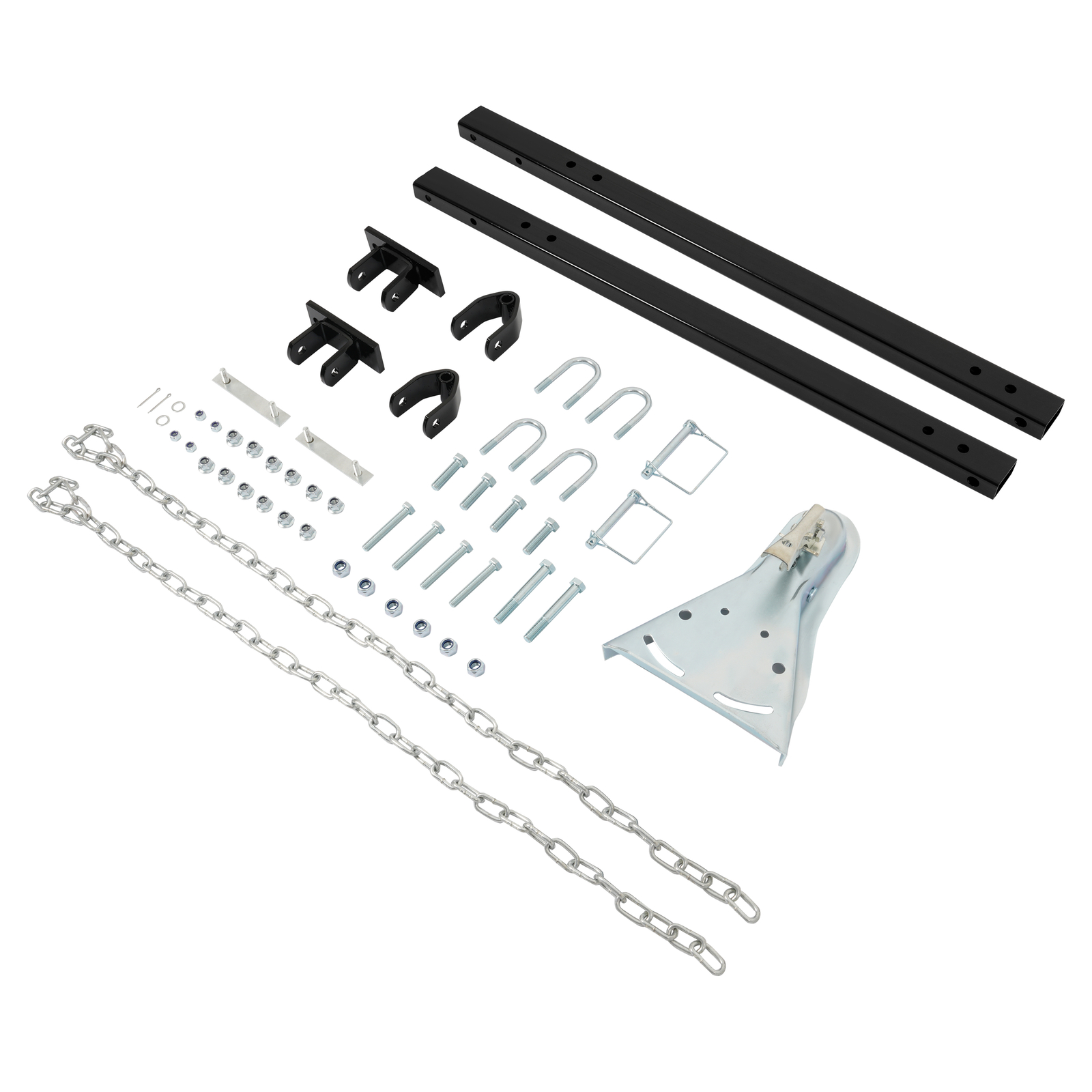 Adjustable Tow Bar 5500lbs w/Safety Chain 24" to 41" Wide For Camper RV Trailer