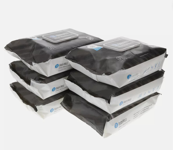 BodyMed Scent Free Disposable Adult Wipes (6-Pack / 48 per Pack) 3/31 EXP
