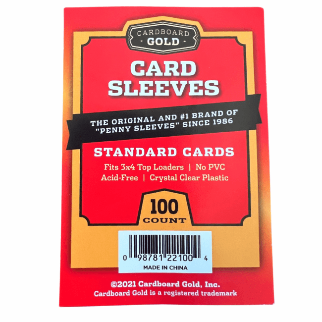 Cardboard Gold Standard Card "penny" Sleeves 100, 200, 300, 400, 500, 1000, 2000