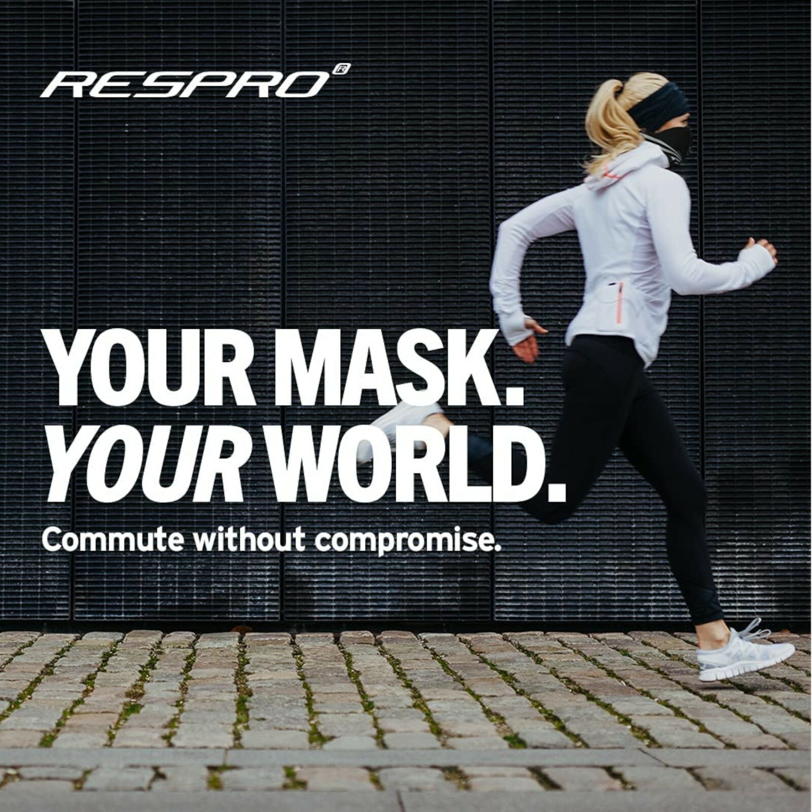 Respro Ultralight Mask - L - Black