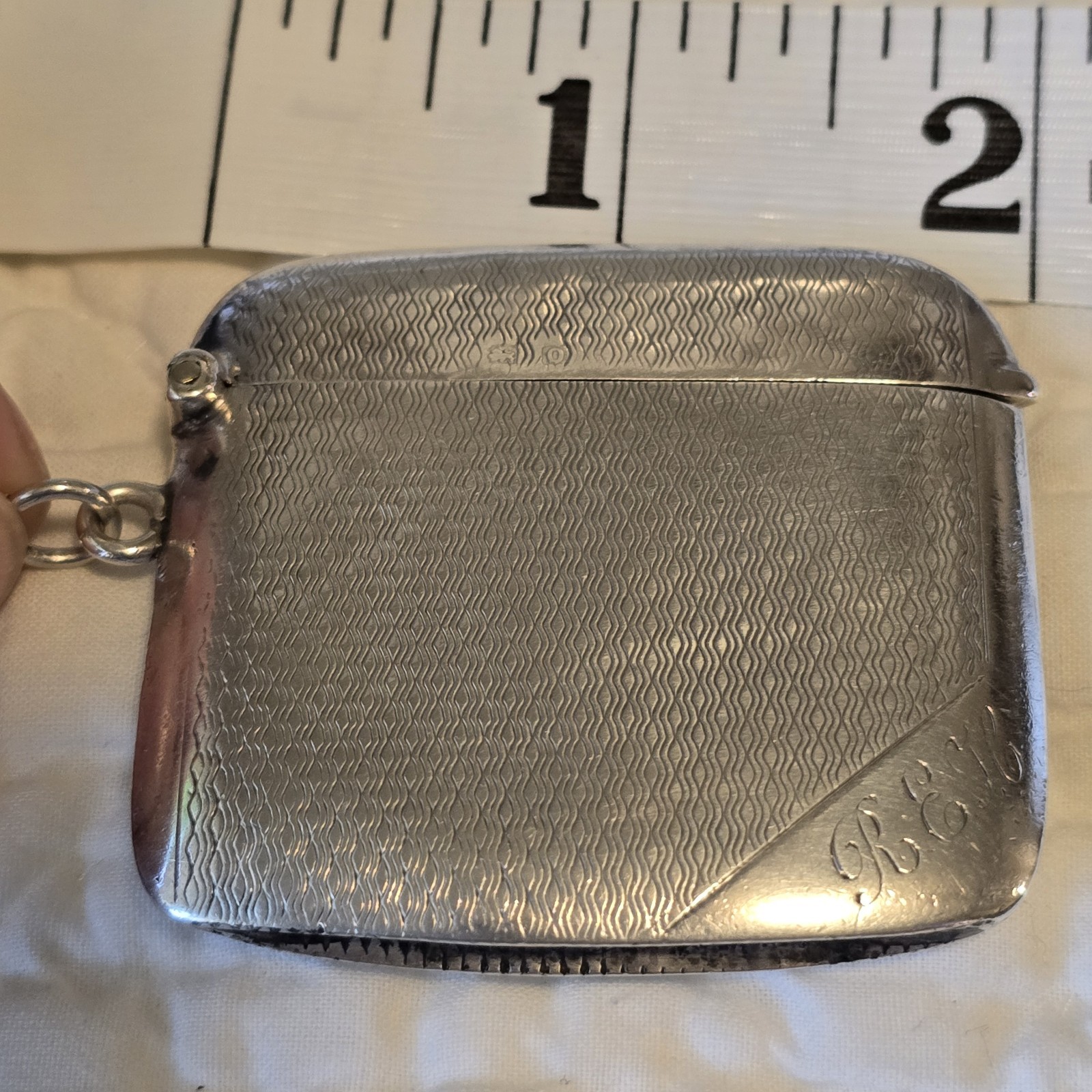 Antique Deakin & Francis Vesta Case Match Safe Holder Sterling Circa 1913 London