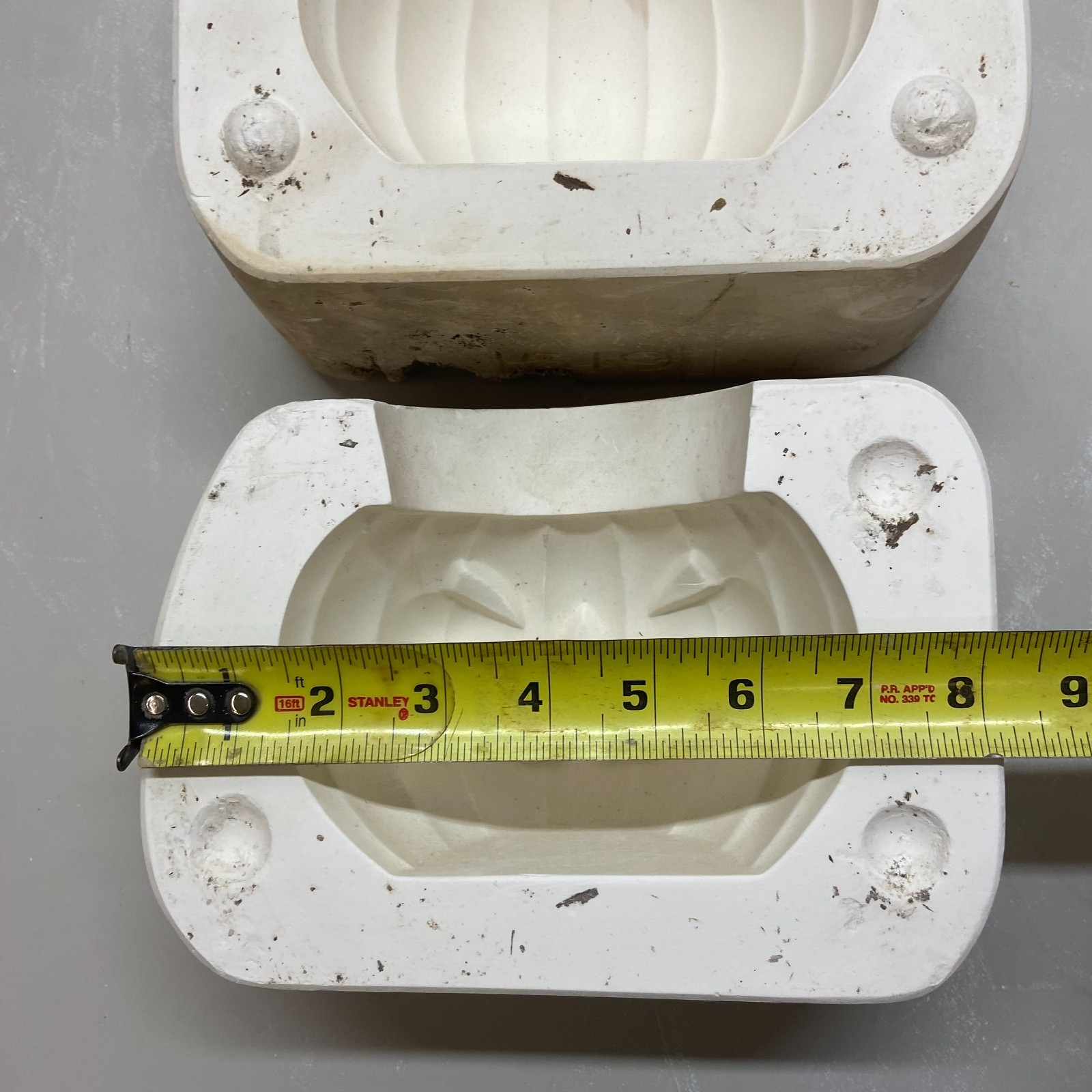 Vintage 1989 Kimple Ceramic Slip Casting Mold Halloween Pumpkin #1519