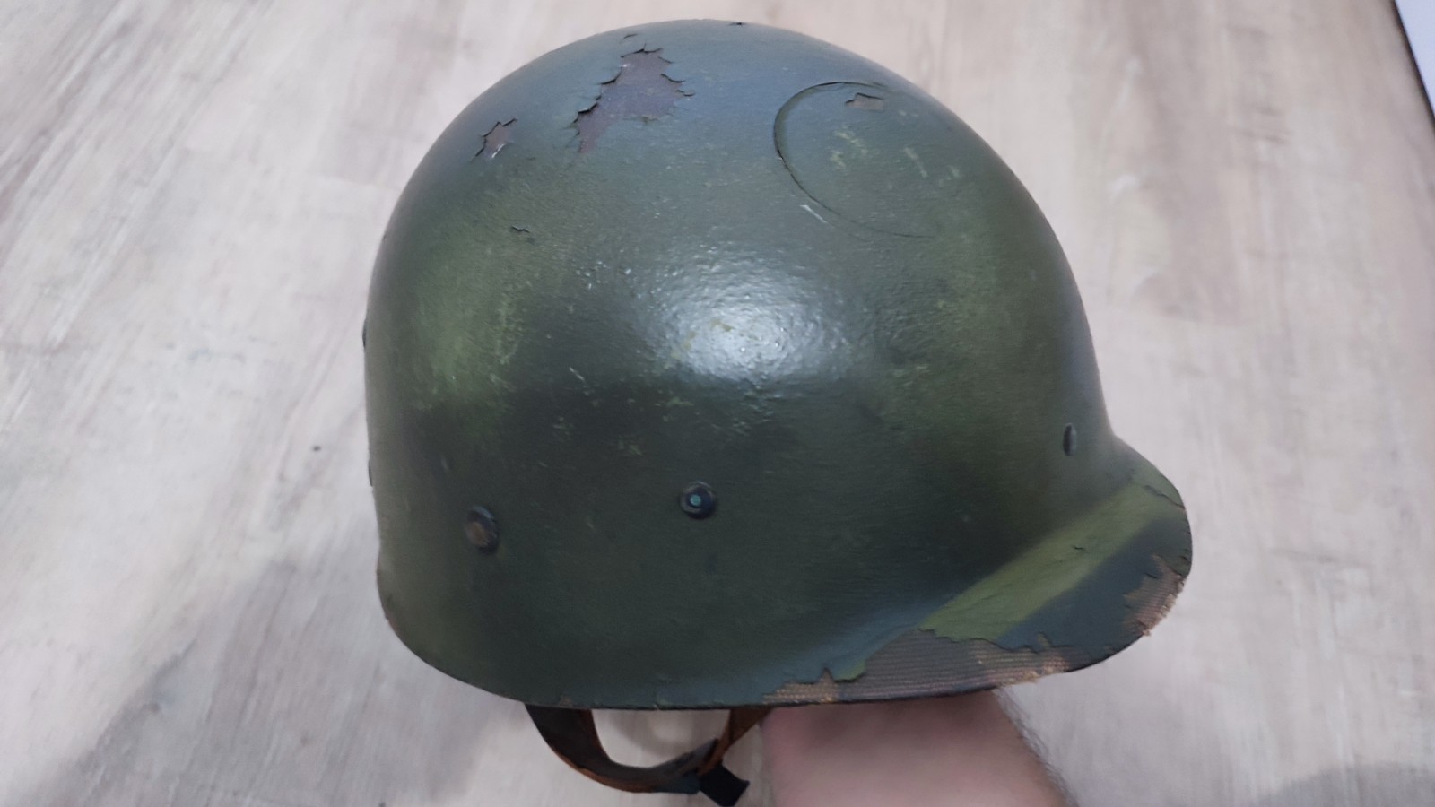 full original M1 Helmet 1951 type USMC US Army Vietnam