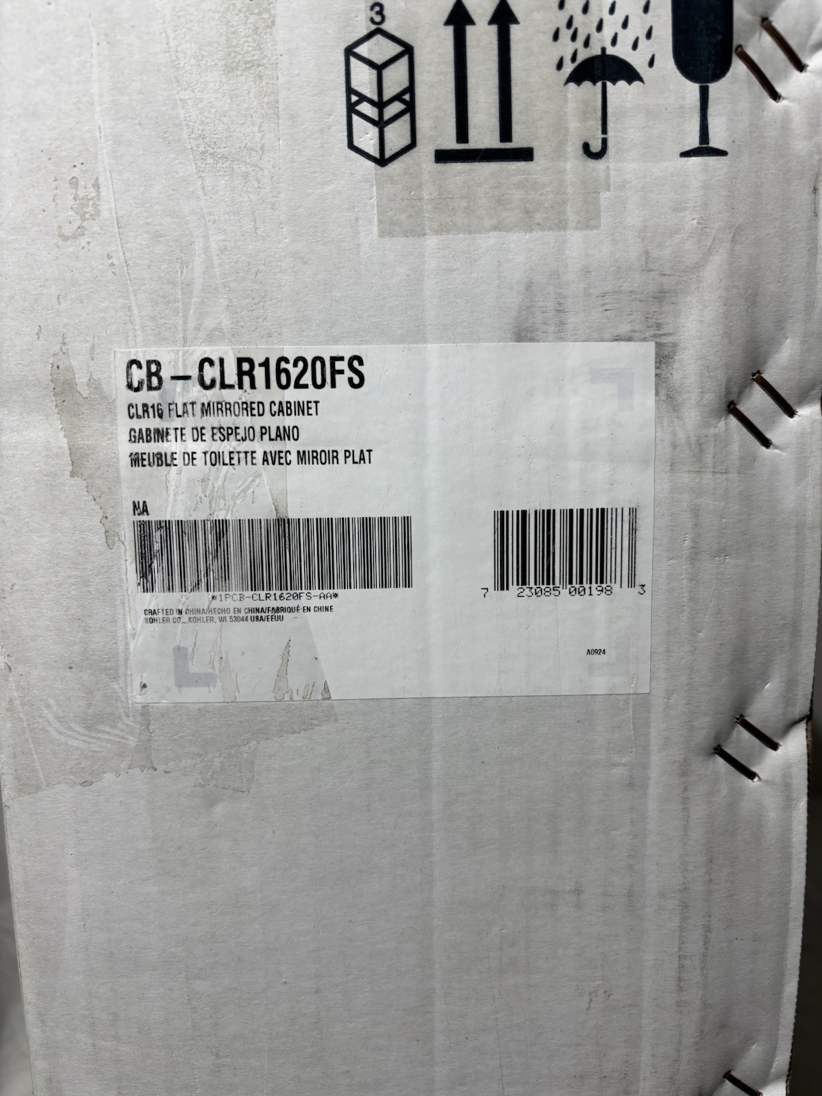 Kohler K-CB-CLR1620FS Bathroom Medicine Cabinet Frameless Aluminum Mirror