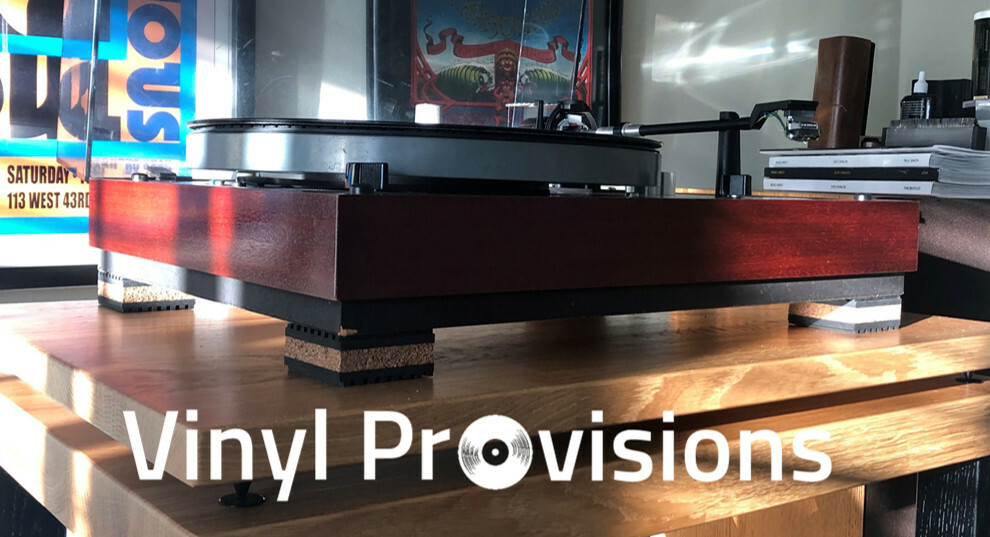 8-Pack Anti Vibration Pads 2" x 2" x 7/8" Cork Audio & Turntable Isolation Feet