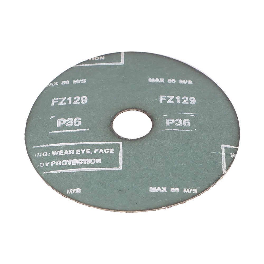 36 Grit 25Pack 5" x 7/8" Zirconia Resin Fiber Grinding And Sanding Discs