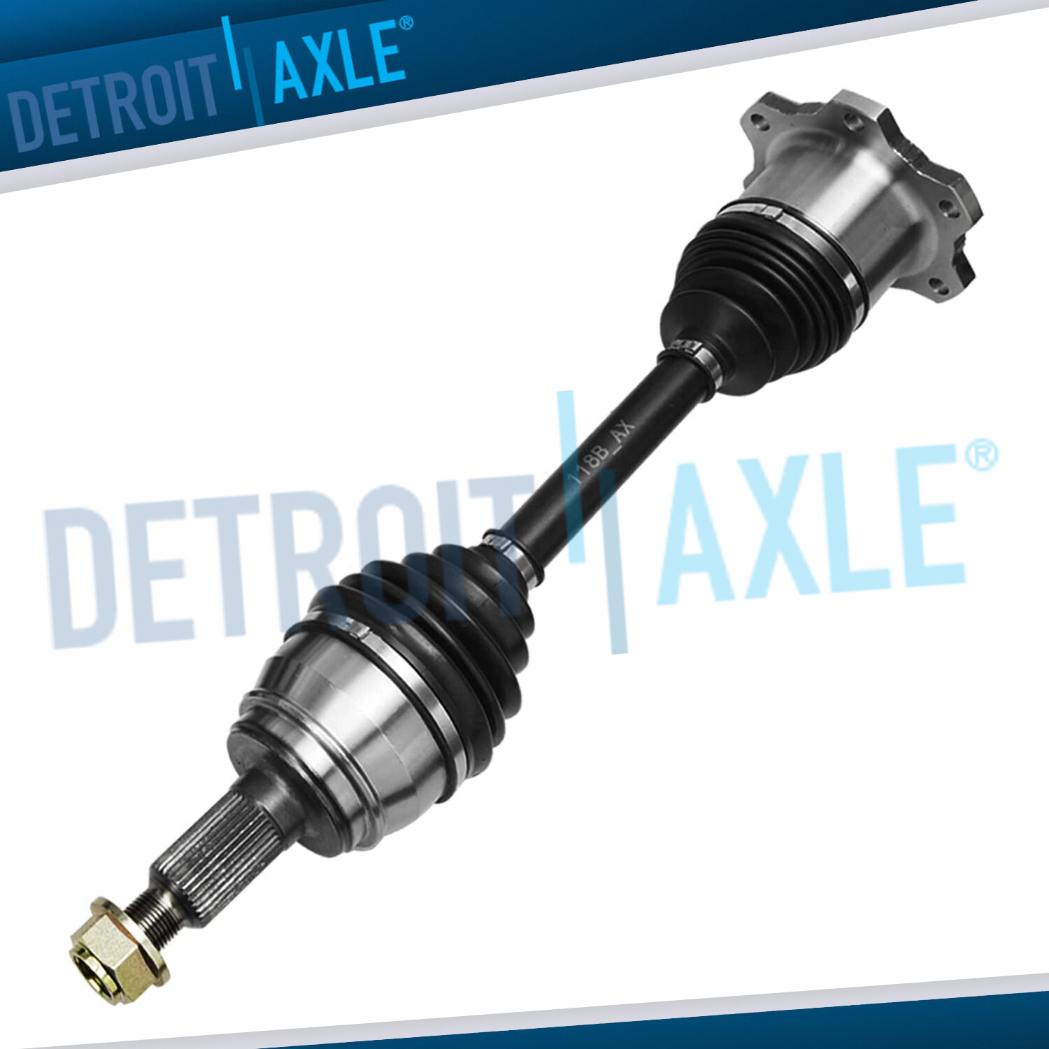 Front CV Axle Shaft Assembly for Chevy Silverado GMC Sierra 1500 Tahoe 6-Lug 4WD