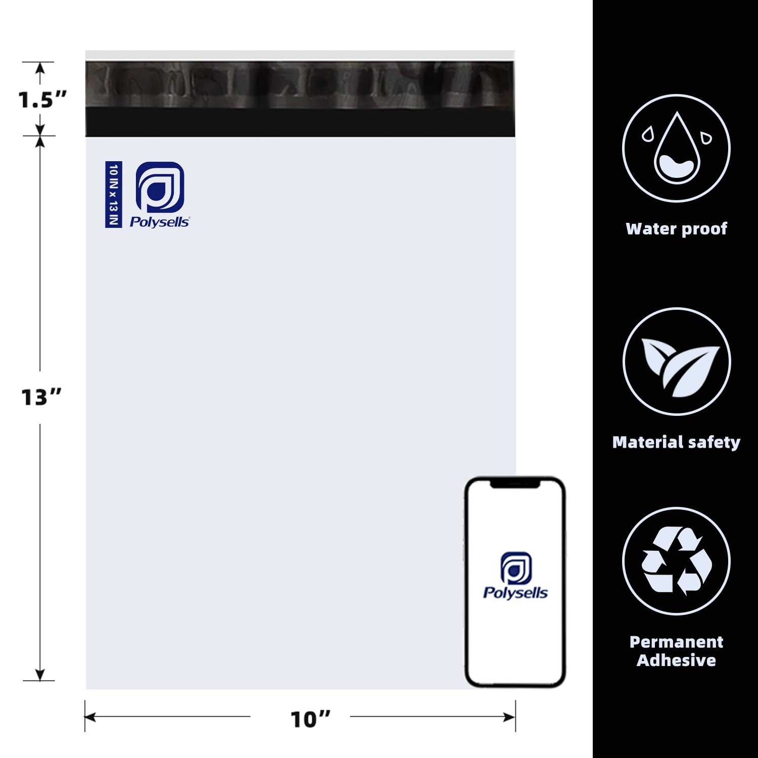 Poly Mailers Shipping Bags Envelopes 6x9 9x12 10x13 12x15.5 14.5x19 19x24 24x24