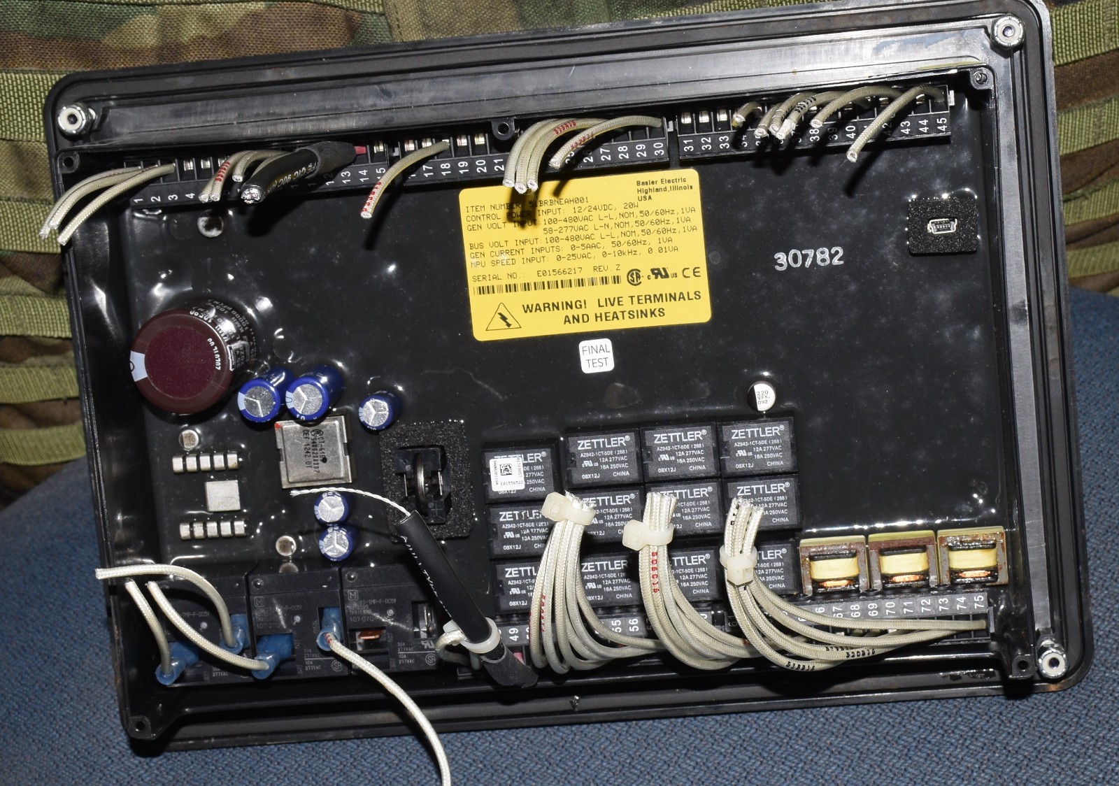 BASLER ELECTRONICS DGC-2020 DIGITAL GENSET GENERATOR CONTROL CONTROLLER