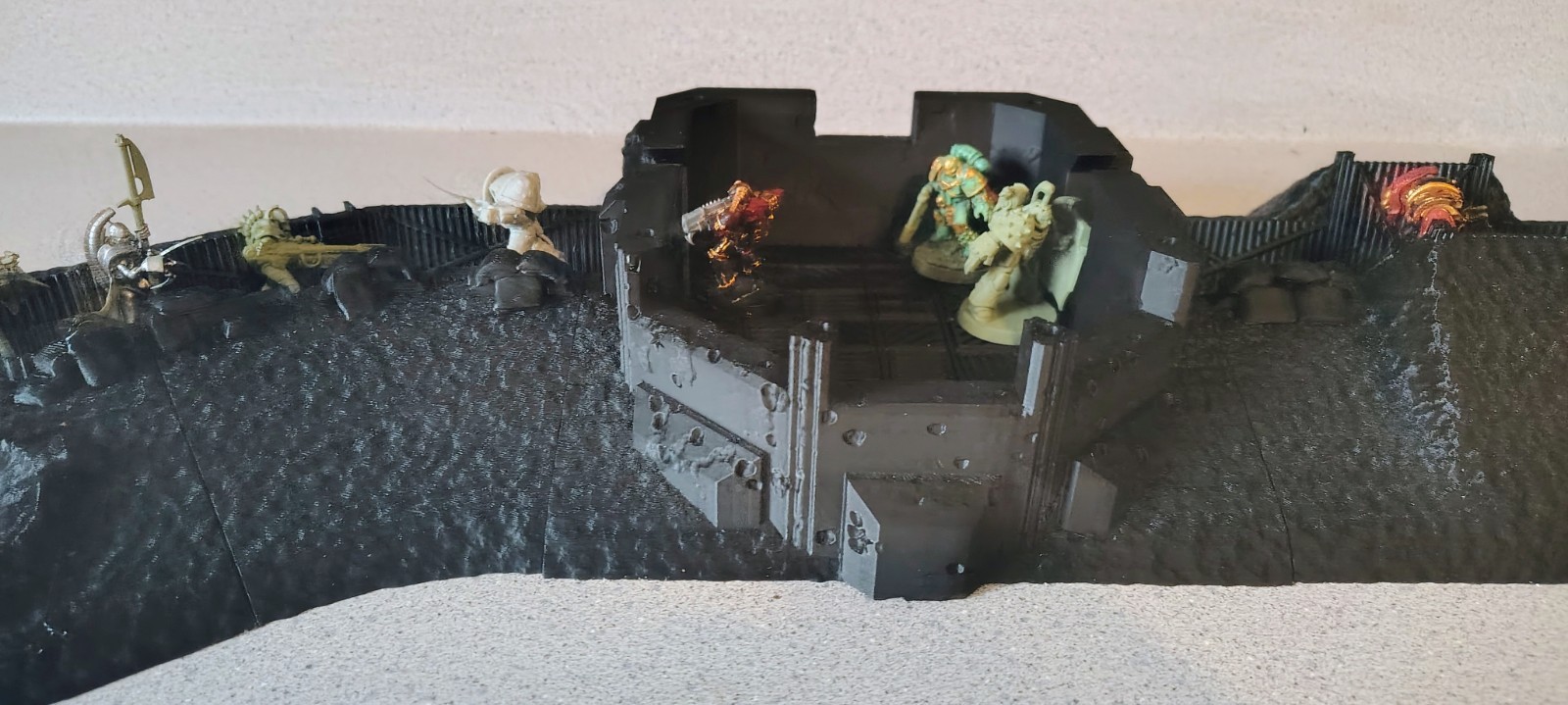 Modular Trench Lot Terrain For Wargames, Trench Crusade Warhammer 40k Compatible