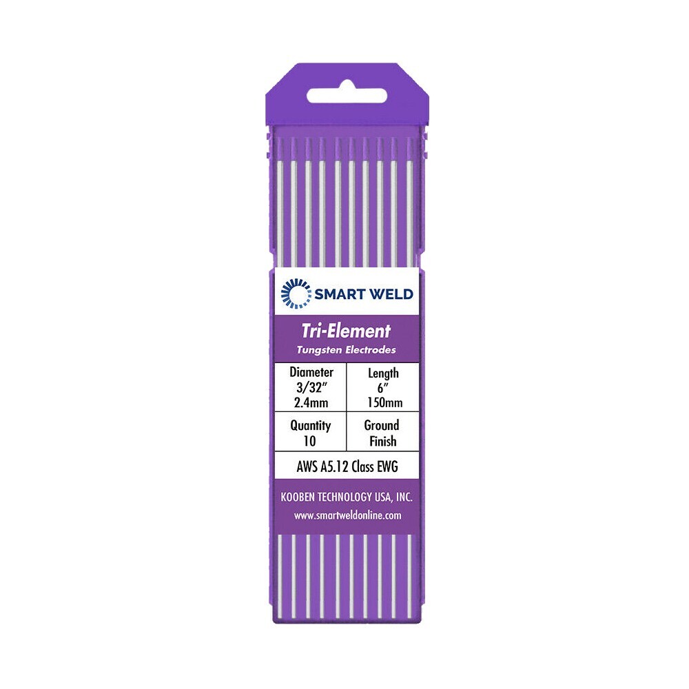 Comparable with E3 TIG Welding Tungsten Electrodes Purple .040" 1/16" 3/32" 1/8"