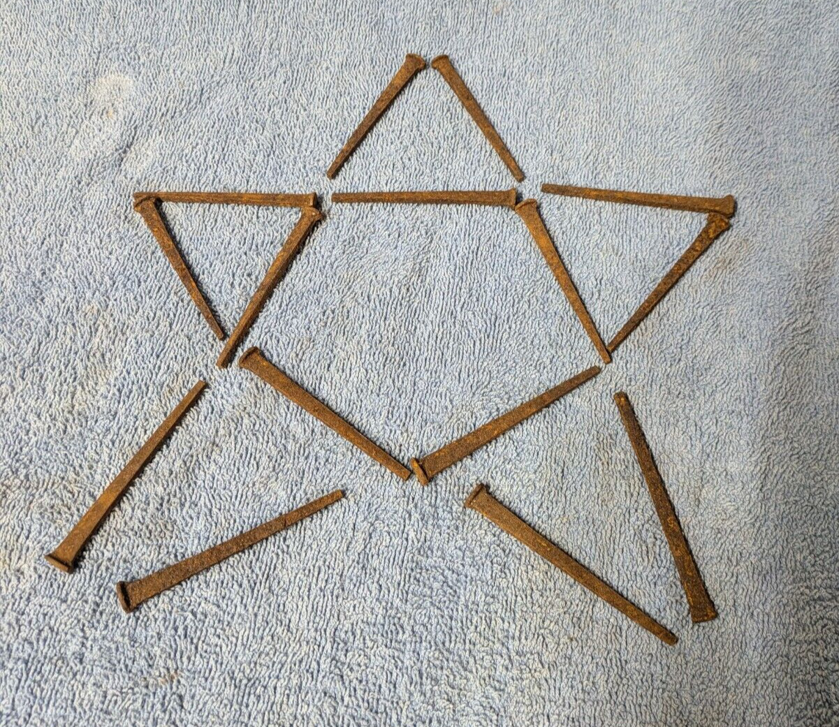 15 Antique 3" Coffin Nails, Square Nails, Wicca Witch Pagan Hoodoo Voodoo