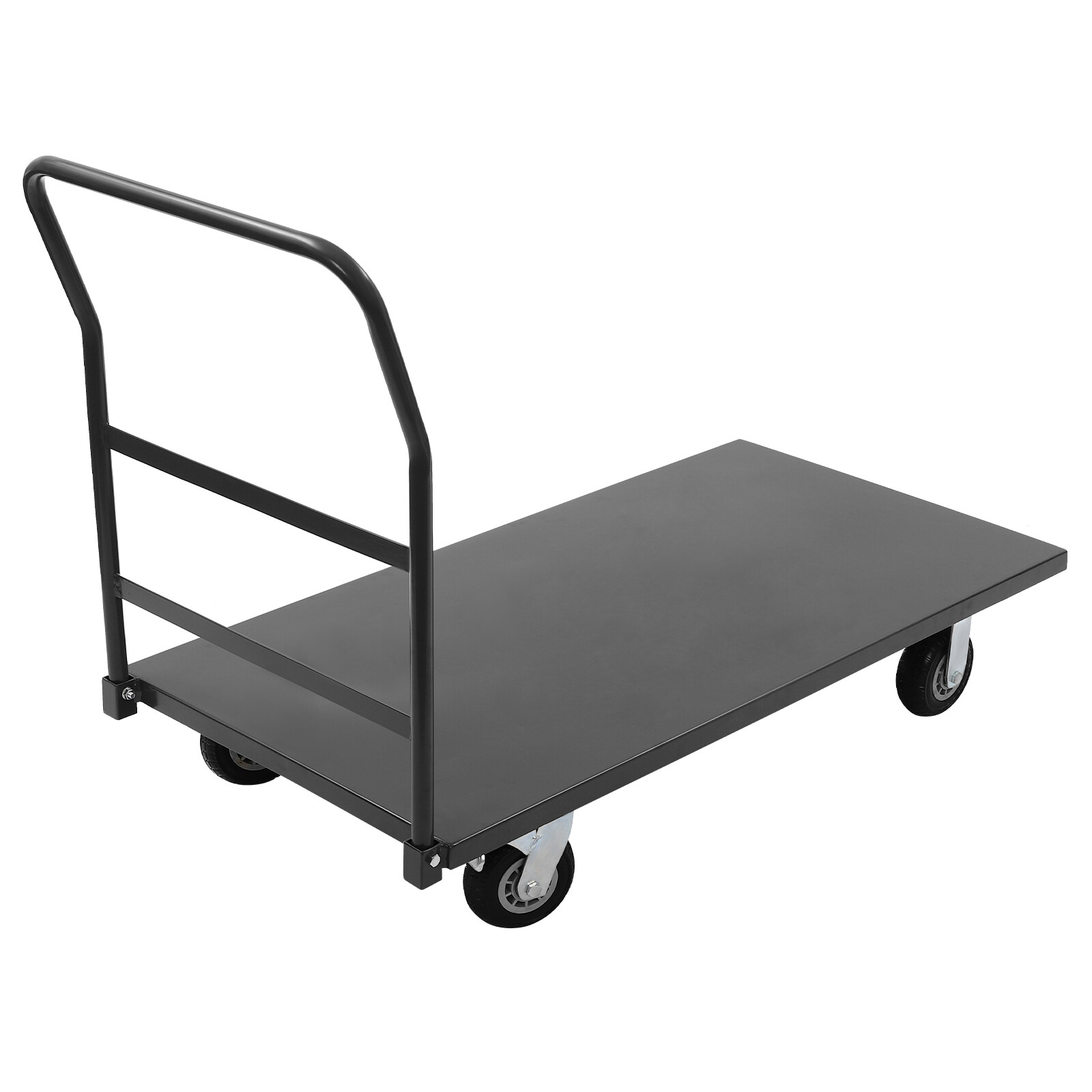 2000Lbs Platform Cart Dolly Industrial Flat Dolly Cart Hand Truck Trolley Heavy