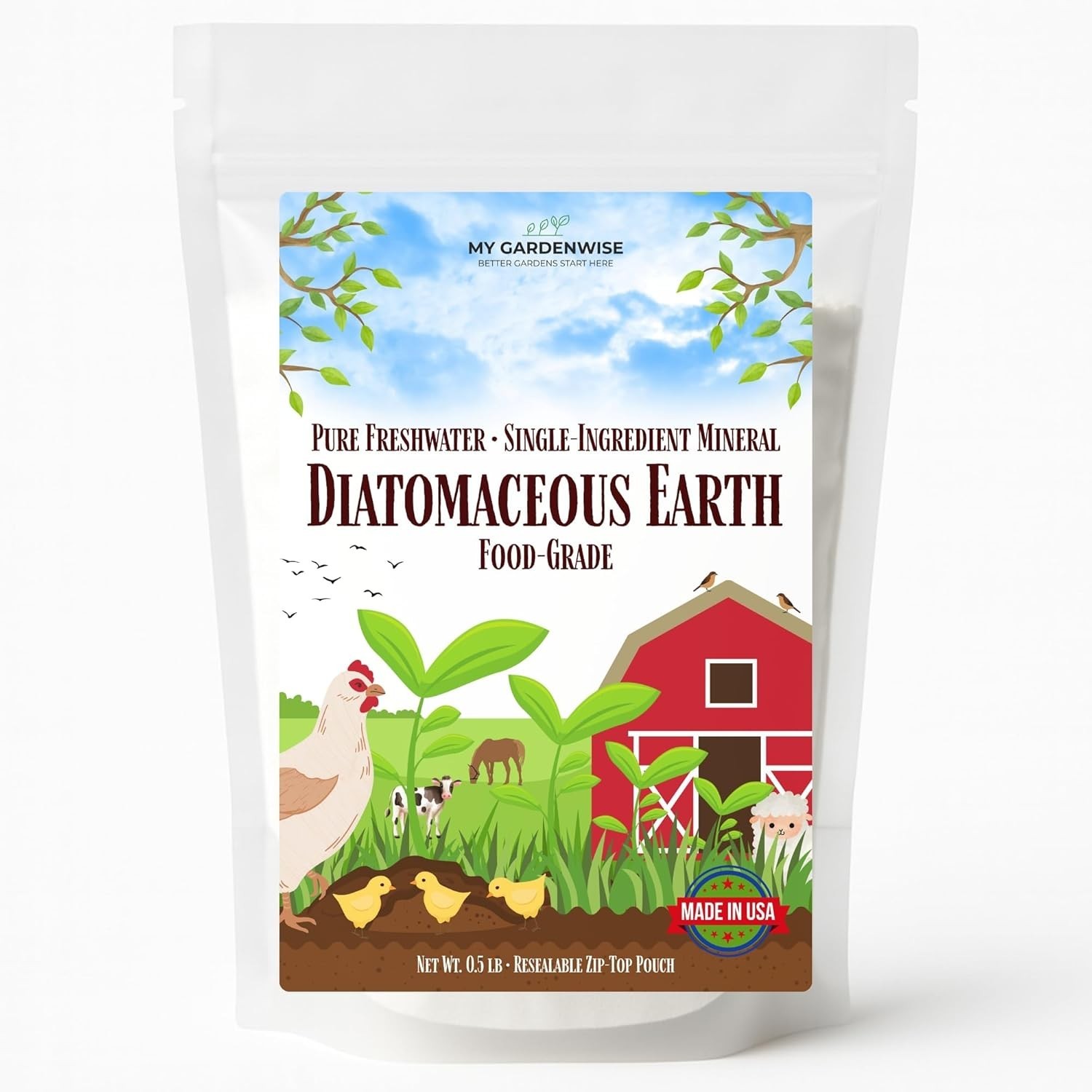 Food Grade Diatomaceous Earth Natural Pest Control Pet Safe Non Toxic